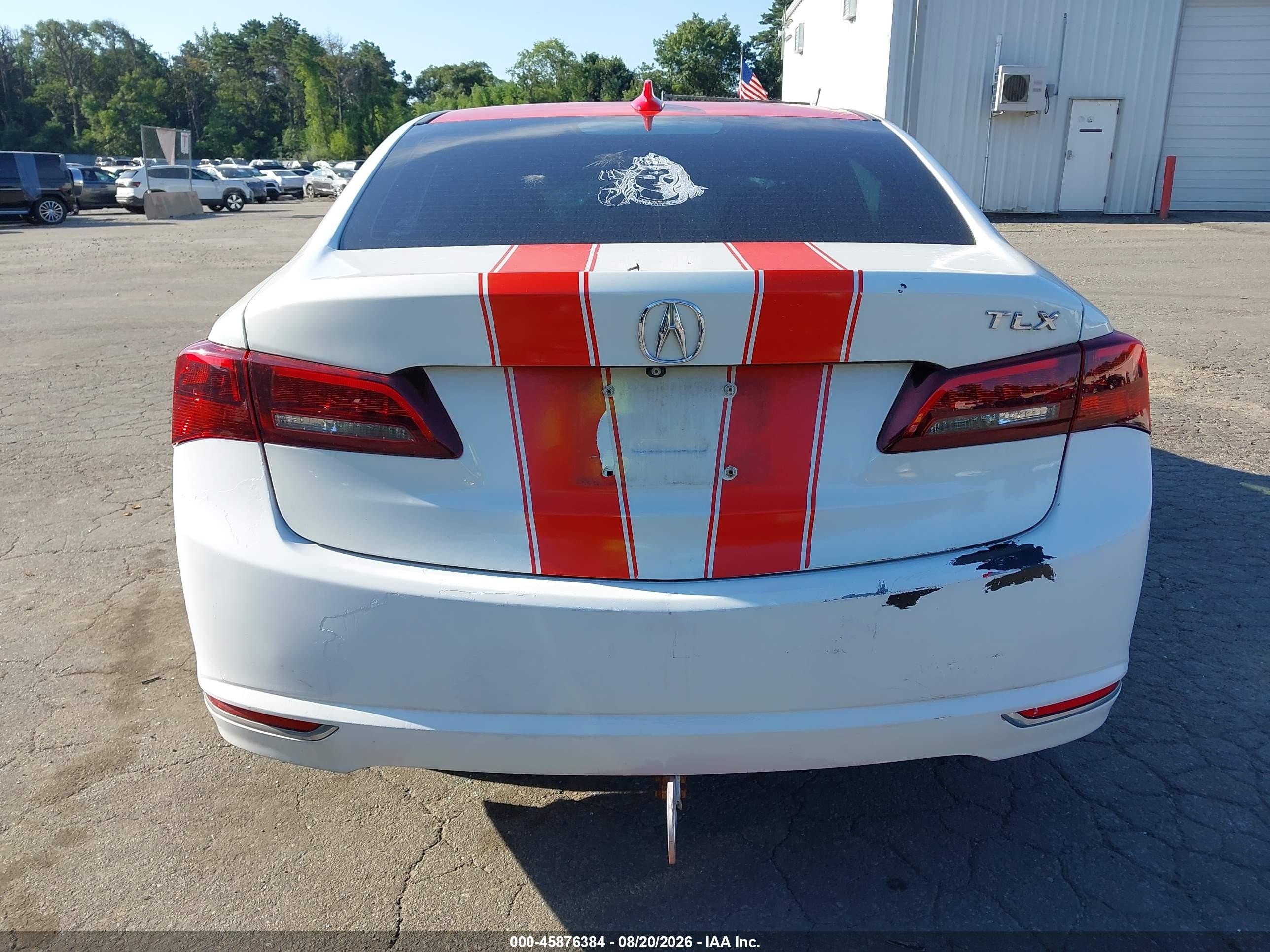 2015 Acura Tlx V6 Tech White vin: 19UUB2F53FA001920