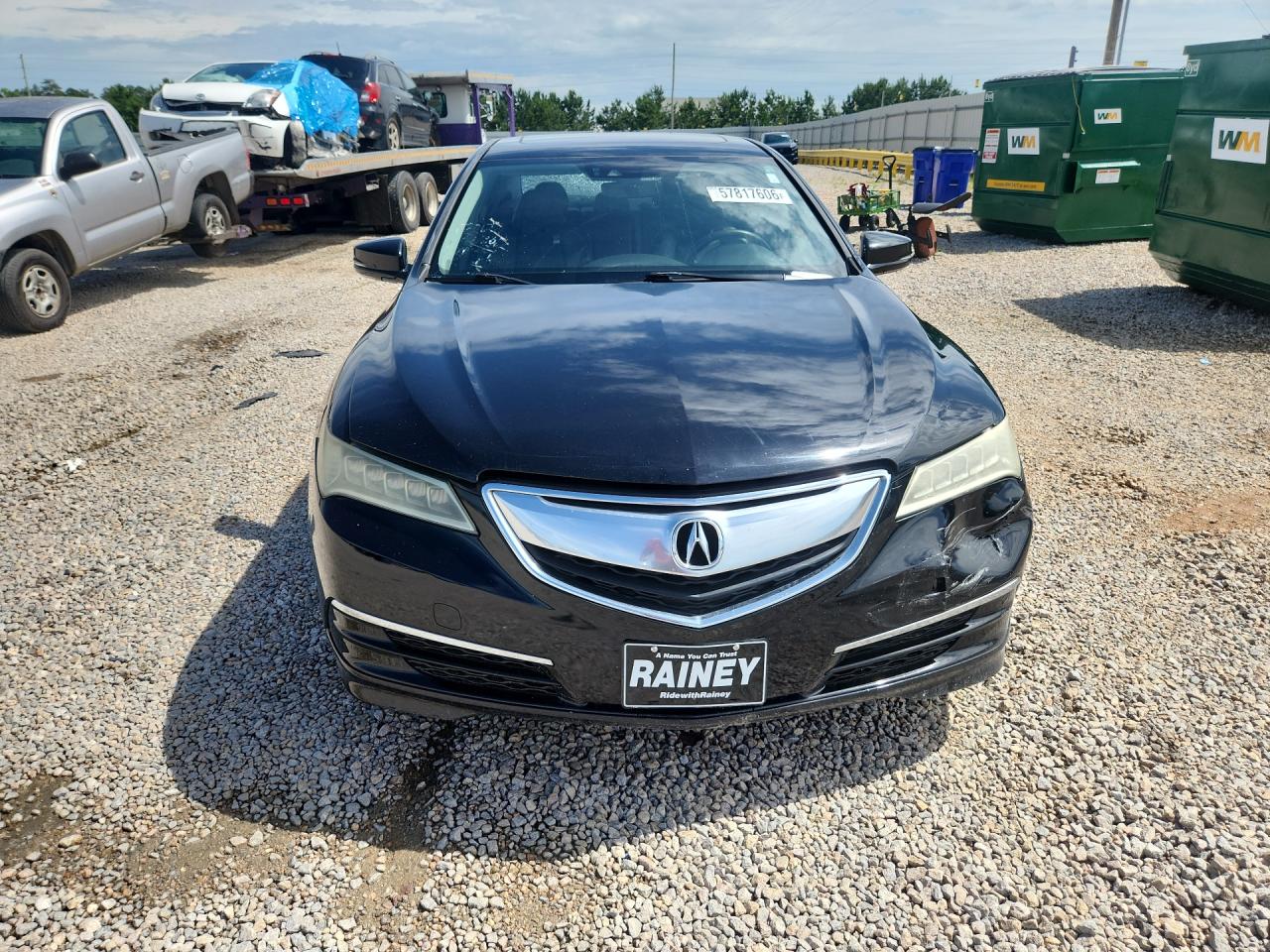 2015 Acura Tlx Tech Черный vin: 19UUB2F53FA019351