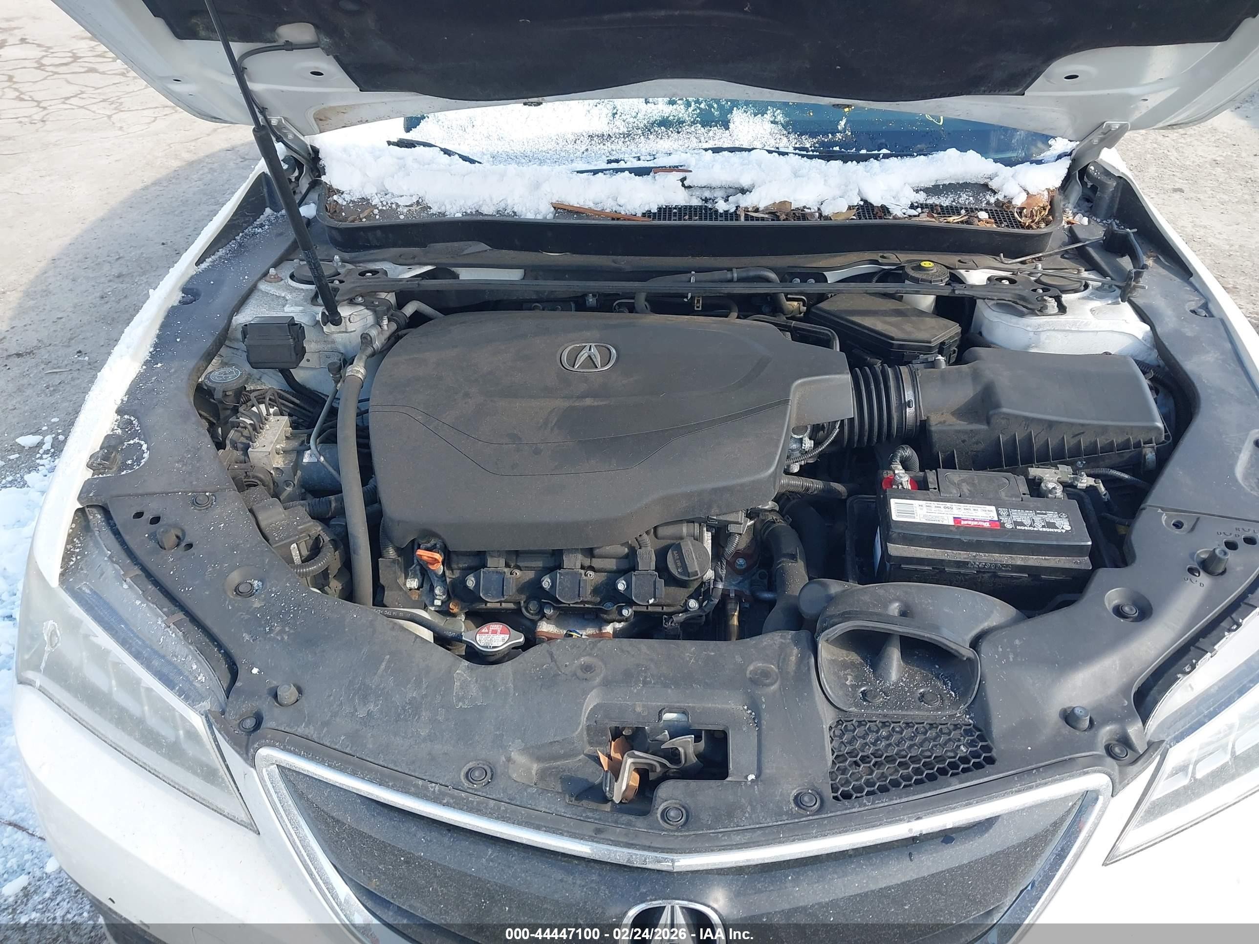 2015 Acura Tlx V6 Tech White vin: 19UUB2F53FA021262