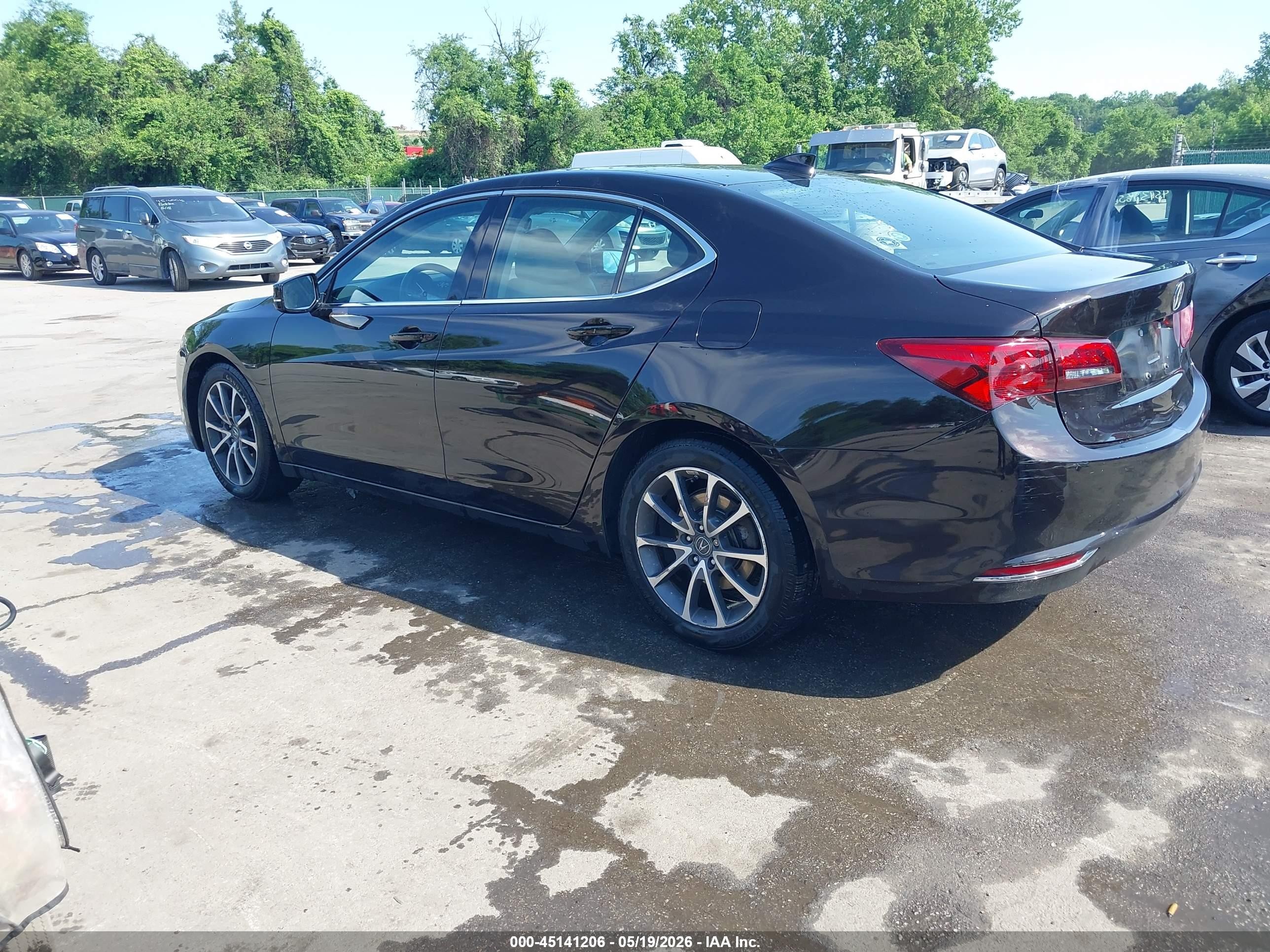 2017 Acura Tlx Technology Package Maroon vin: 19UUB2F53HA002701