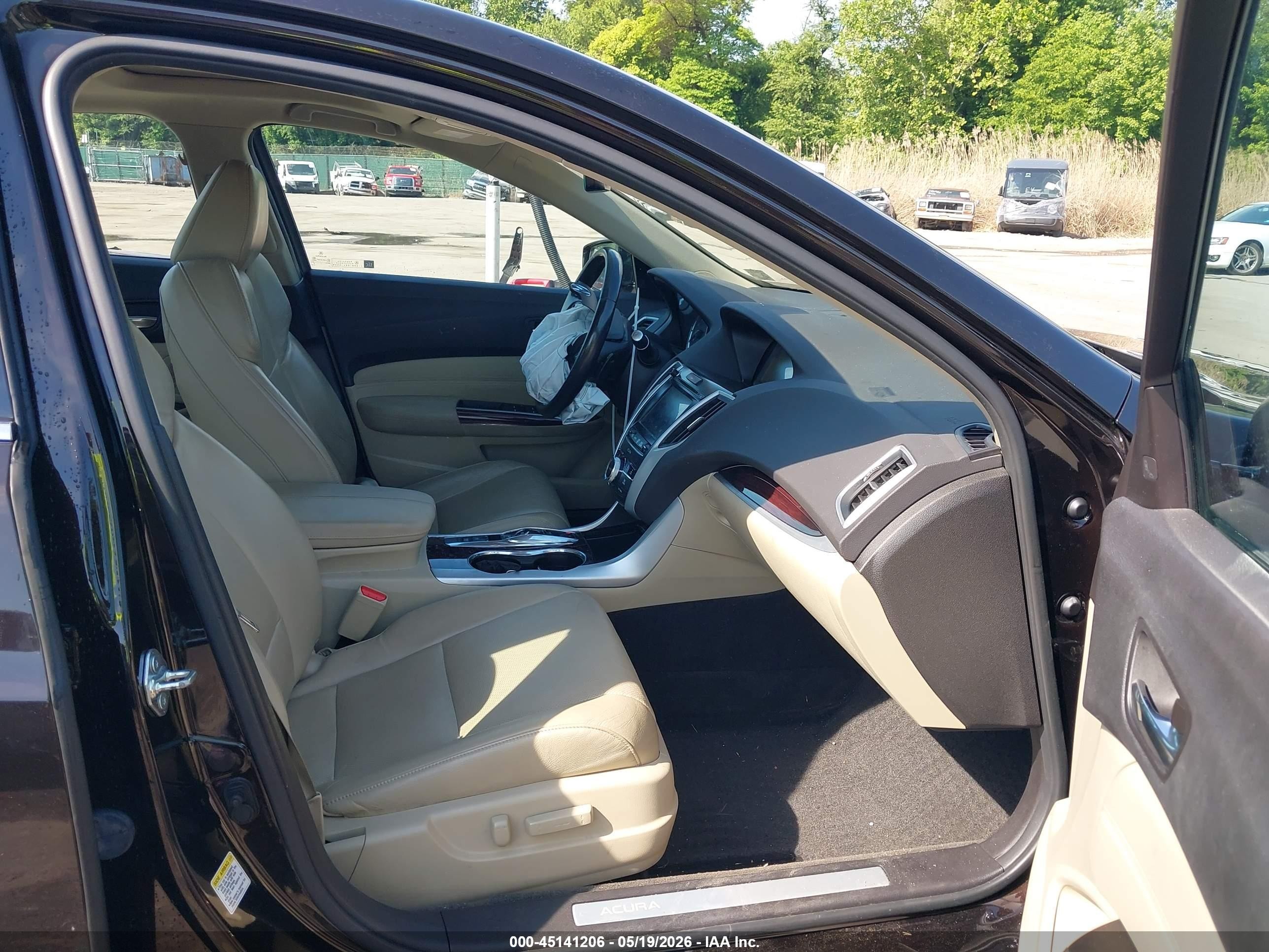 2017 Acura Tlx Technology Package Maroon vin: 19UUB2F53HA002701