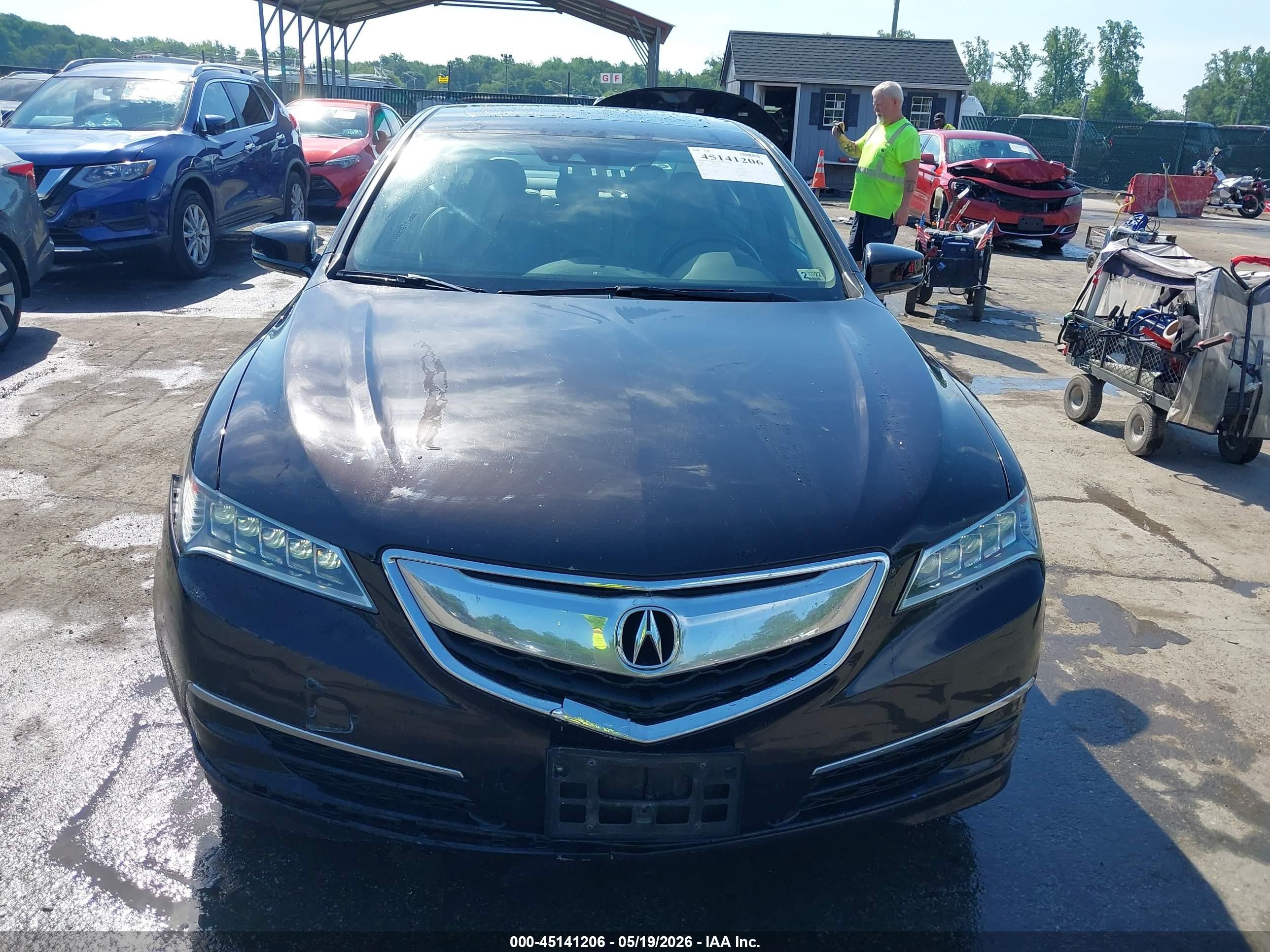2017 Acura Tlx Technology Package Maroon vin: 19UUB2F53HA002701