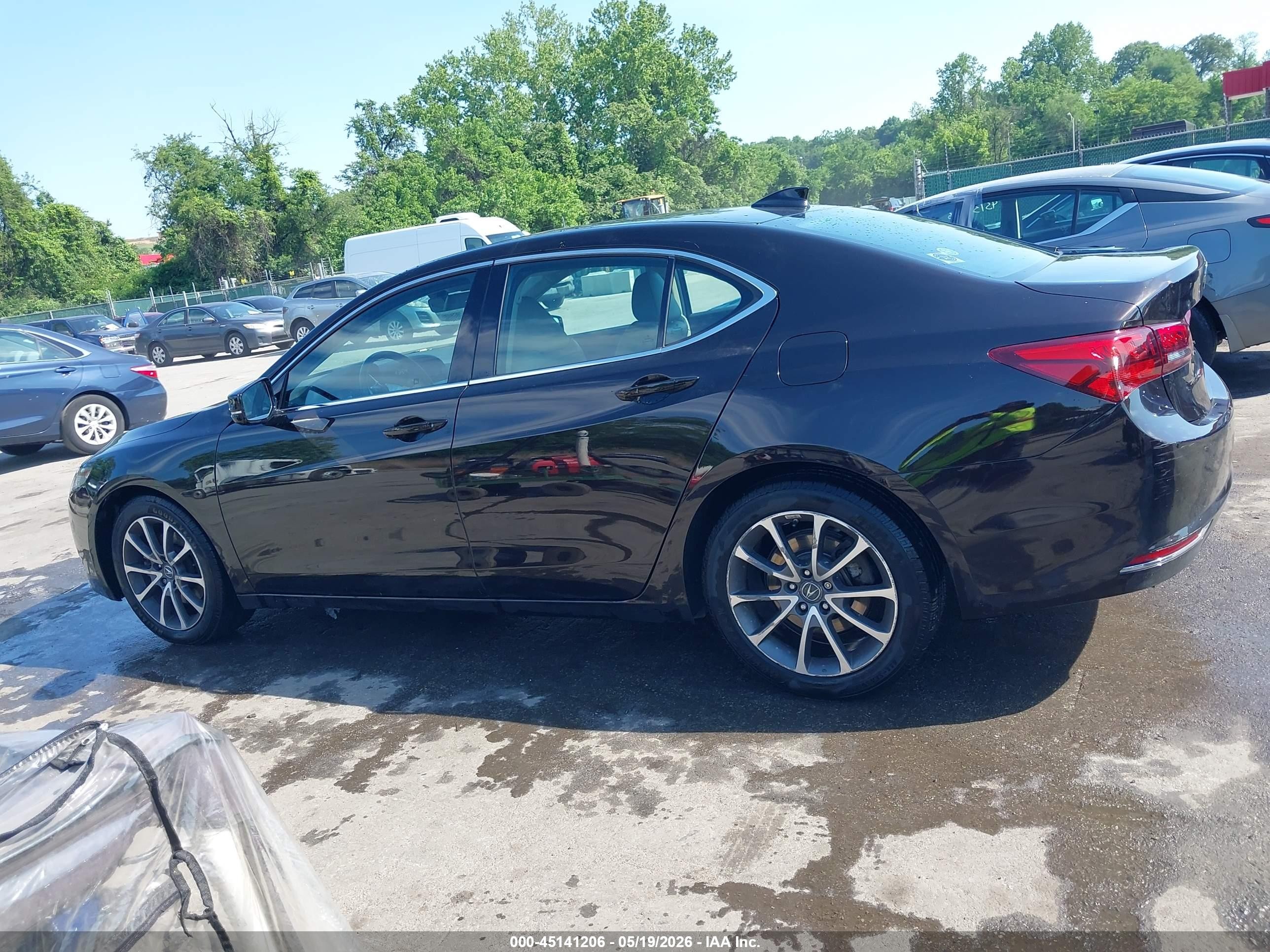 2017 Acura Tlx Technology Package Maroon vin: 19UUB2F53HA002701
