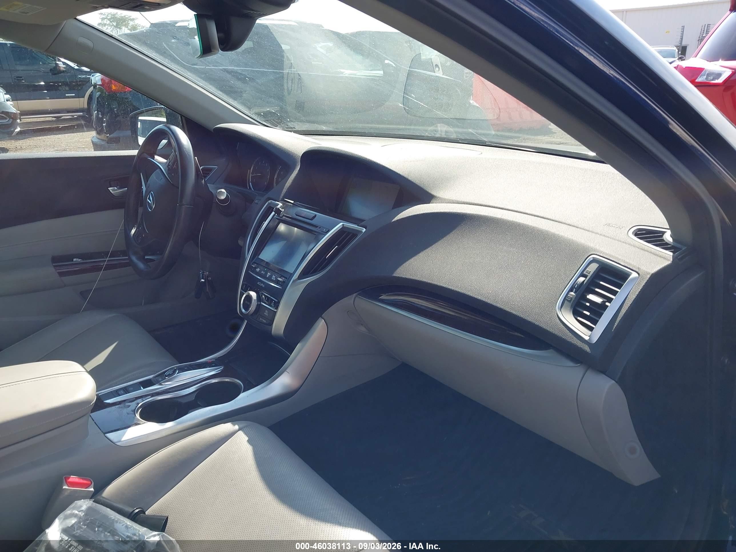 2015 Acura Tlx V6 Tech Синий vin: 19UUB2F54FA003515