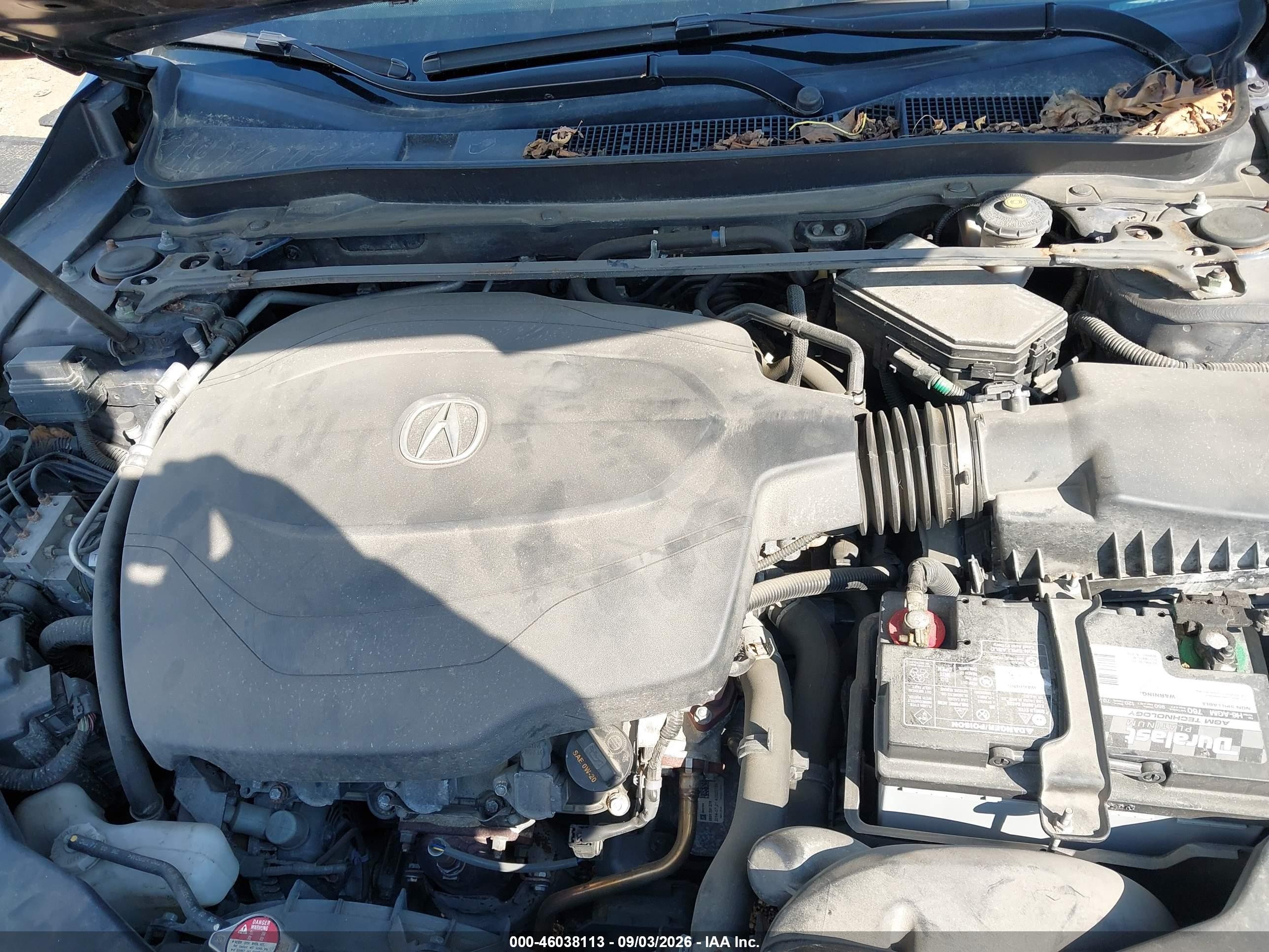 2015 Acura Tlx V6 Tech Синий vin: 19UUB2F54FA003515