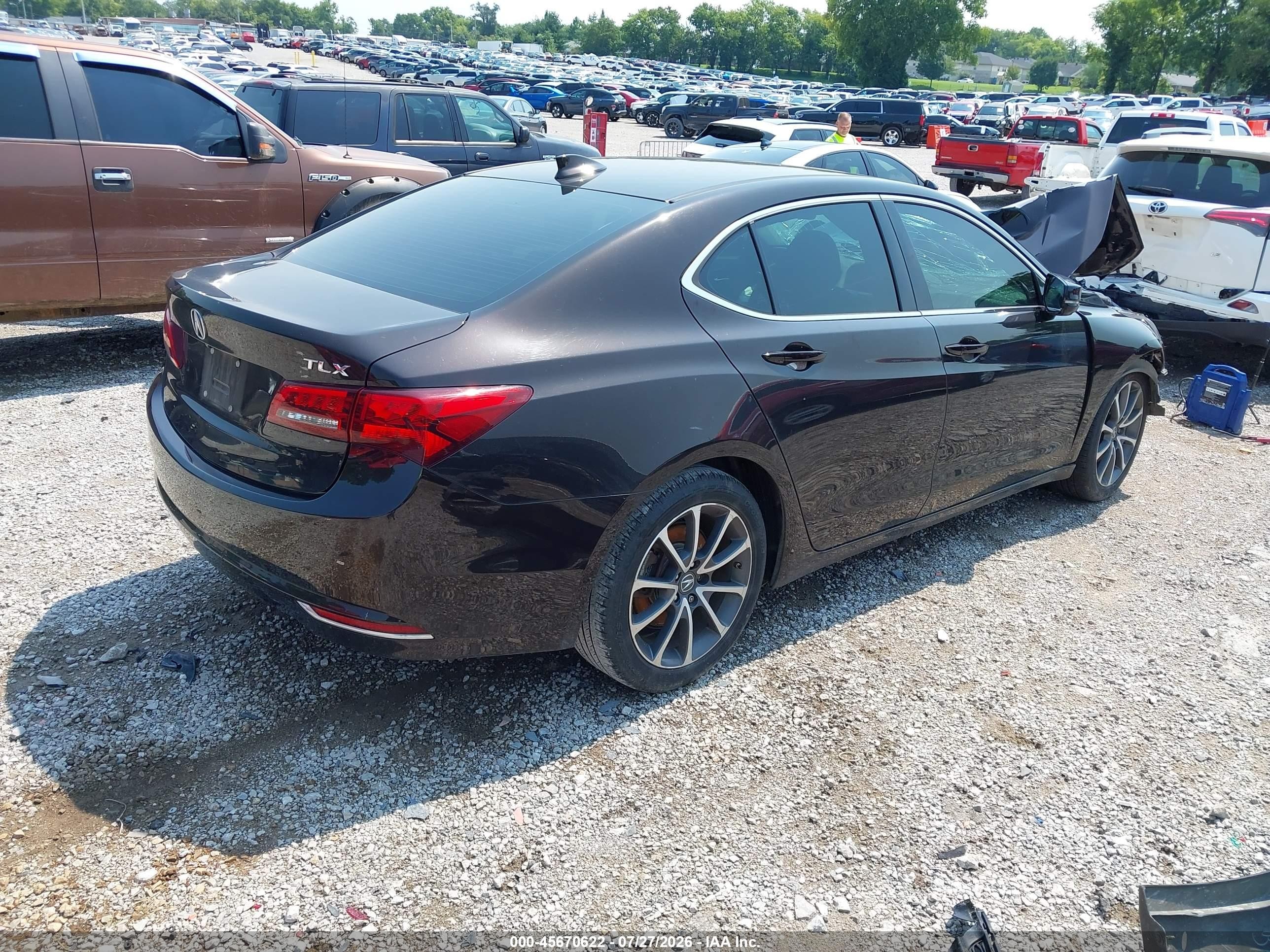 2015 Acura Tlx V6 Tech Black vin: 19UUB2F54FA004907