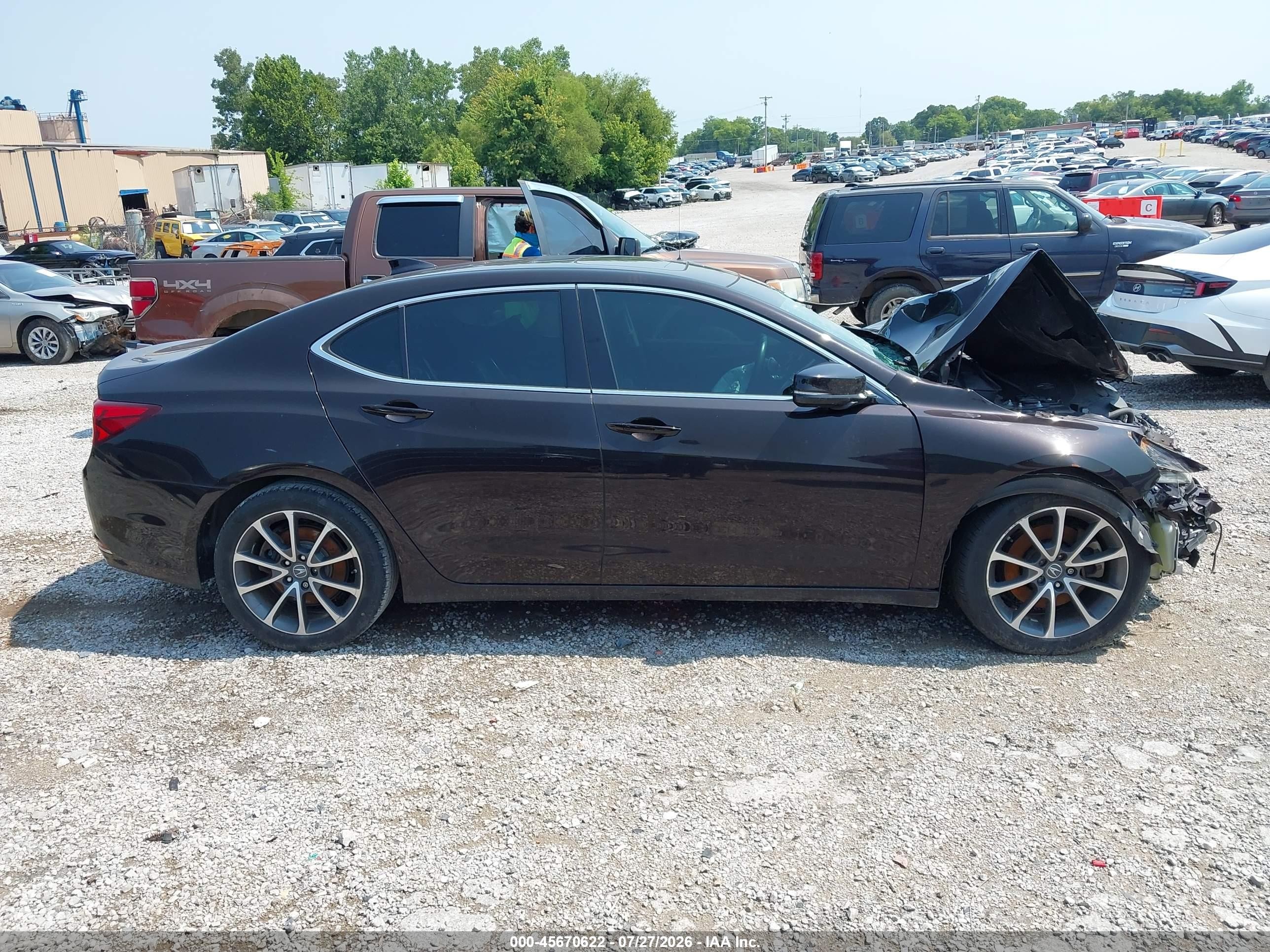 2015 Acura Tlx V6 Tech Black vin: 19UUB2F54FA004907