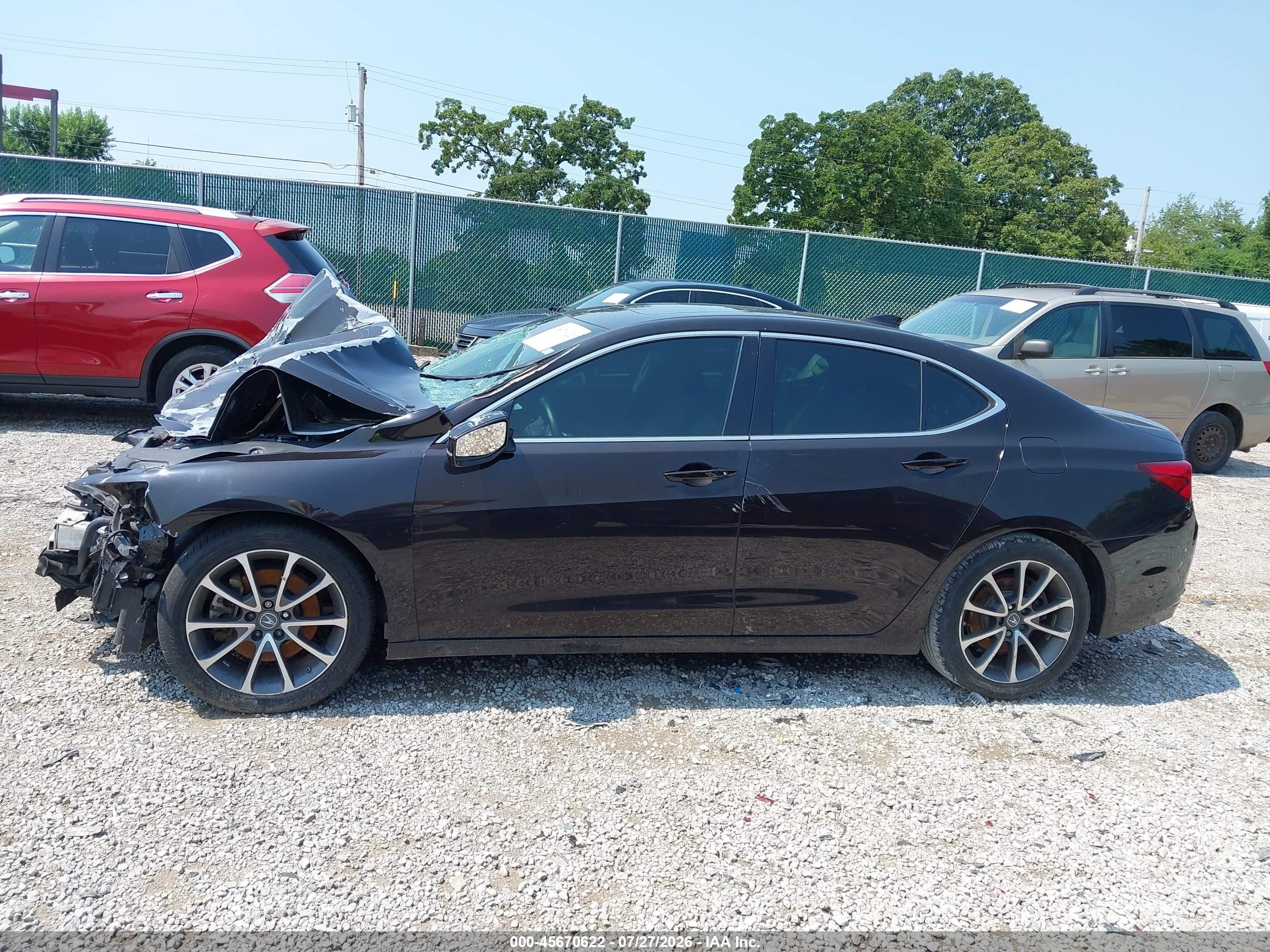 2015 Acura Tlx V6 Tech Black vin: 19UUB2F54FA004907