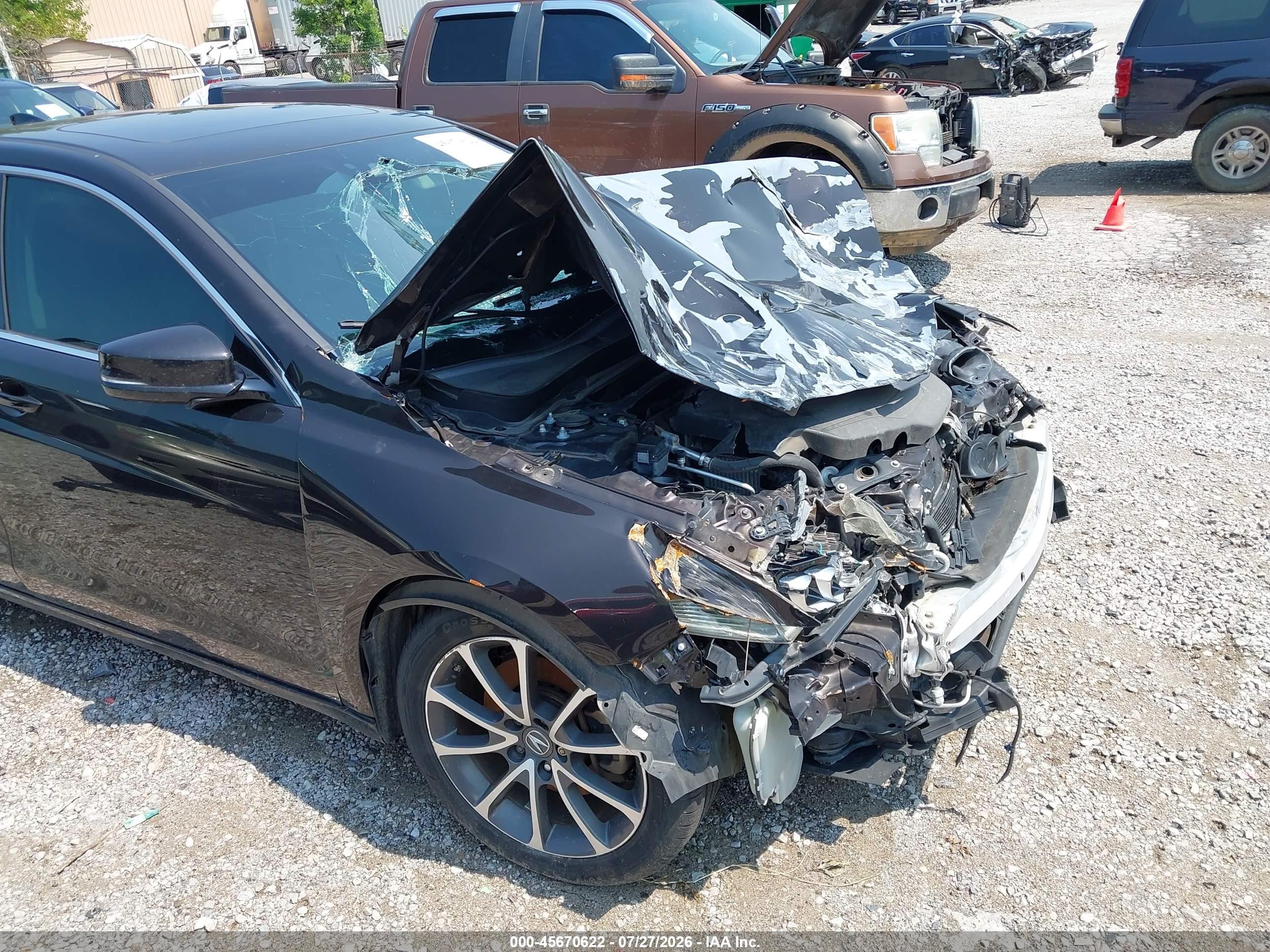 2015 Acura Tlx V6 Tech Black vin: 19UUB2F54FA004907