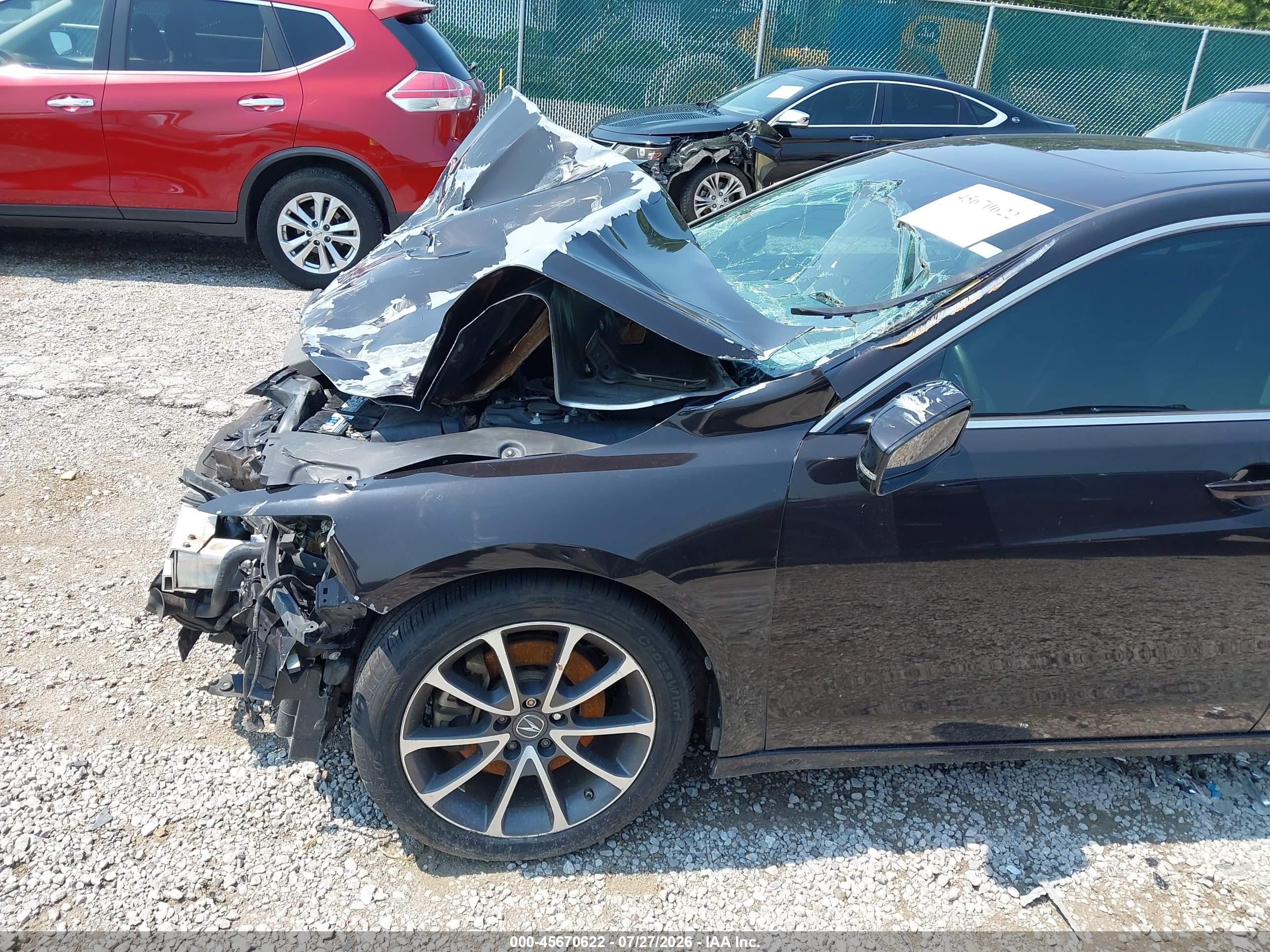 2015 Acura Tlx V6 Tech Black vin: 19UUB2F54FA004907
