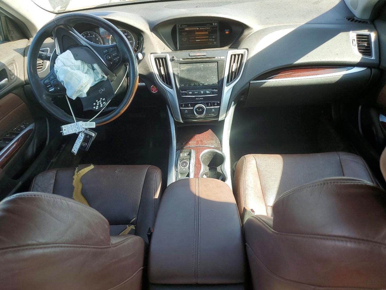 2015 Acura Tlx Tech Brown vin: 19UUB2F54FA018113