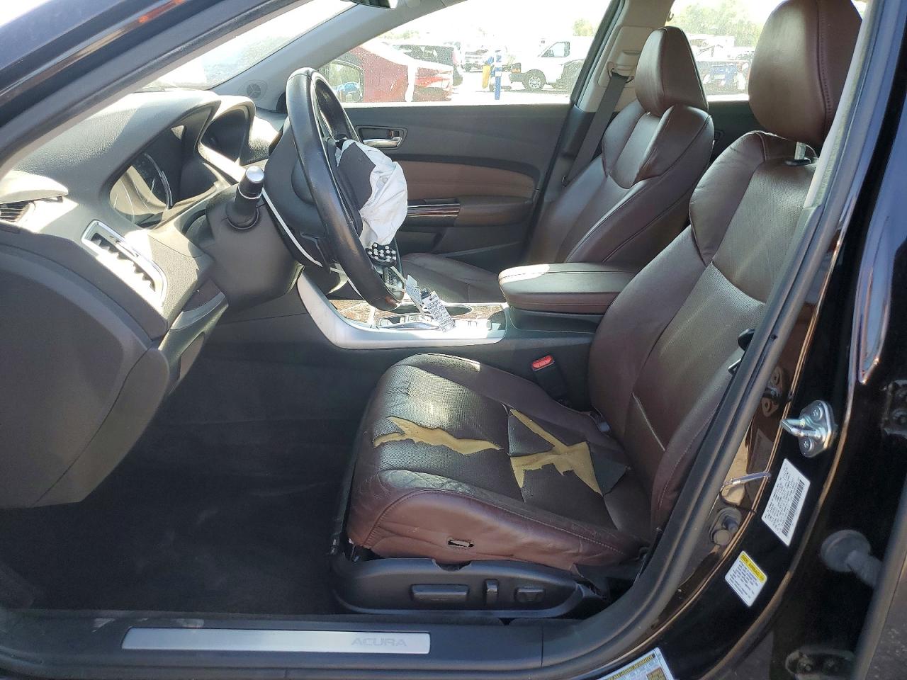 2015 Acura Tlx Tech Brown vin: 19UUB2F54FA018113