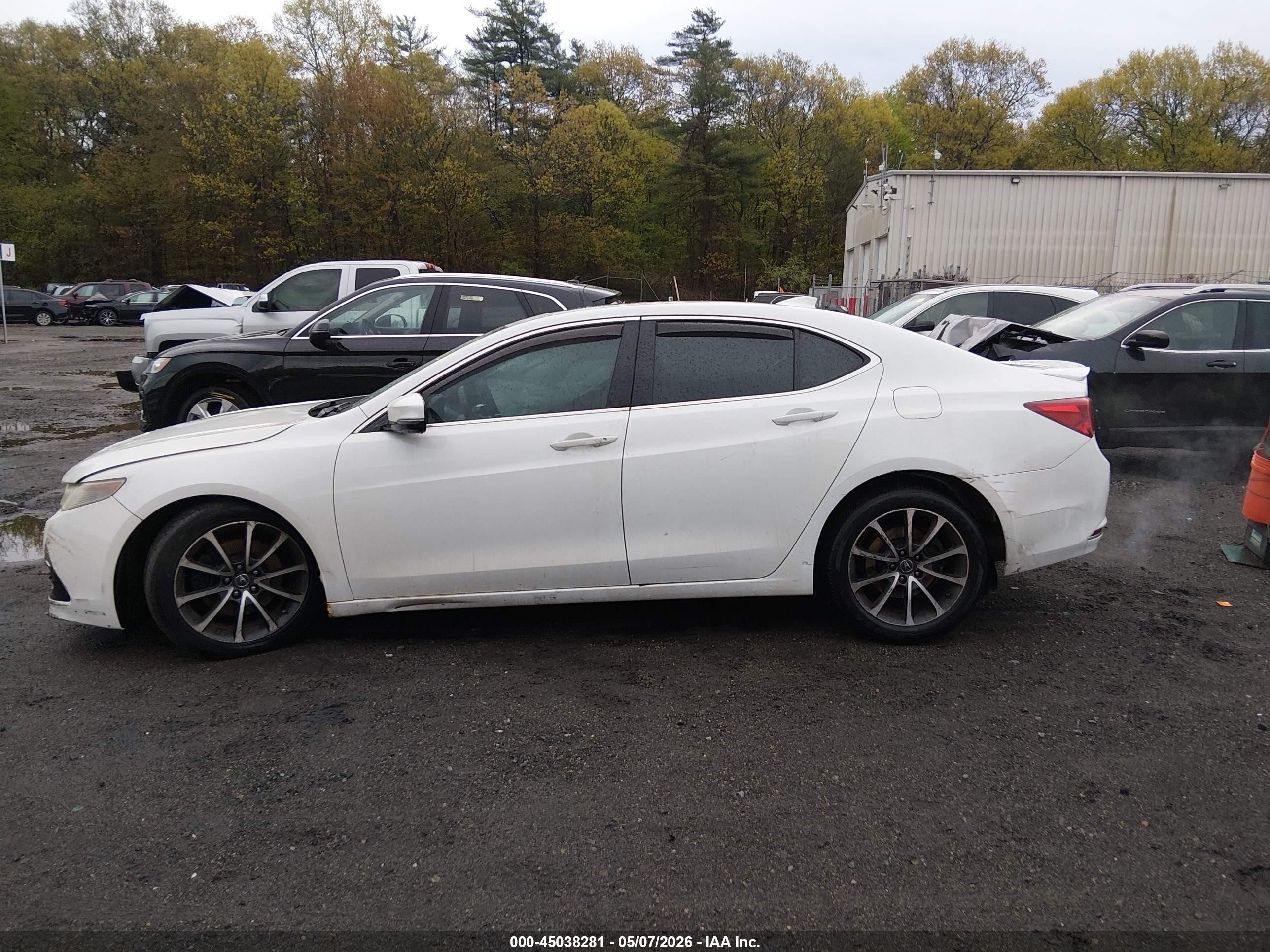 2015 Acura Tlx V6 Tech White vin: 19UUB2F55FA001918