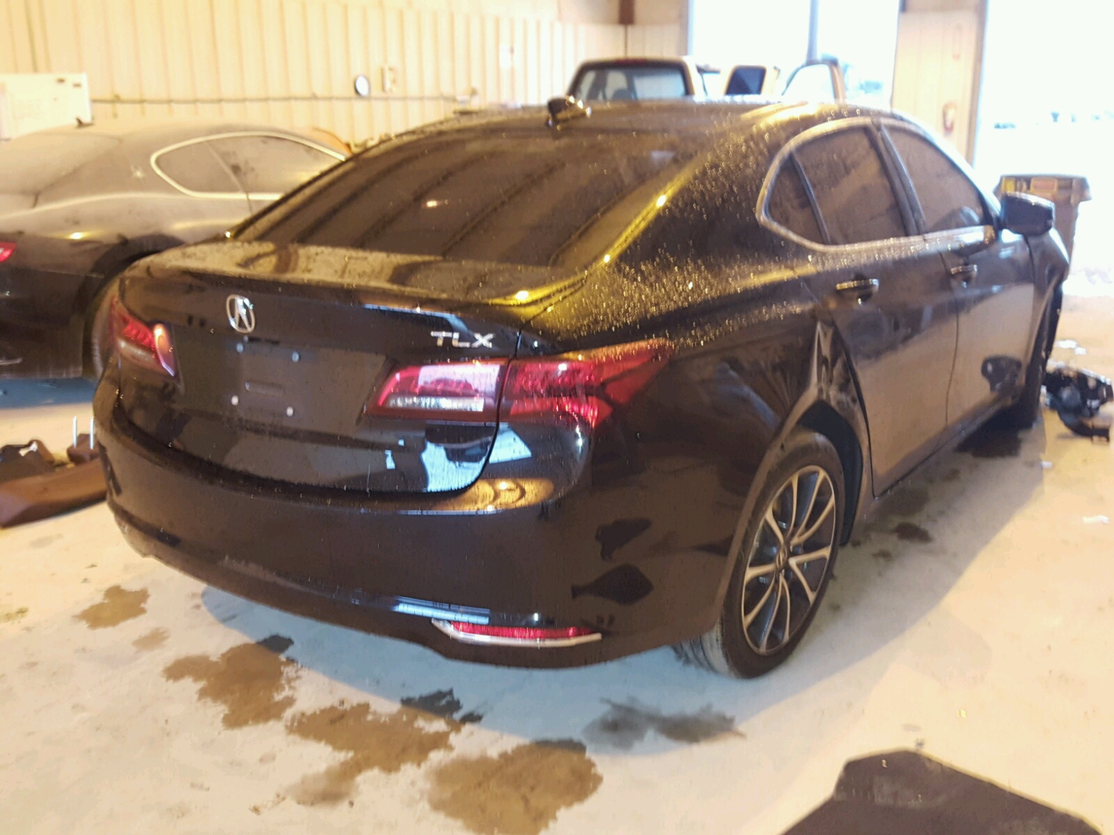 2015 Acura Tlx Tech Черный vin: 19UUB2F55FA003197