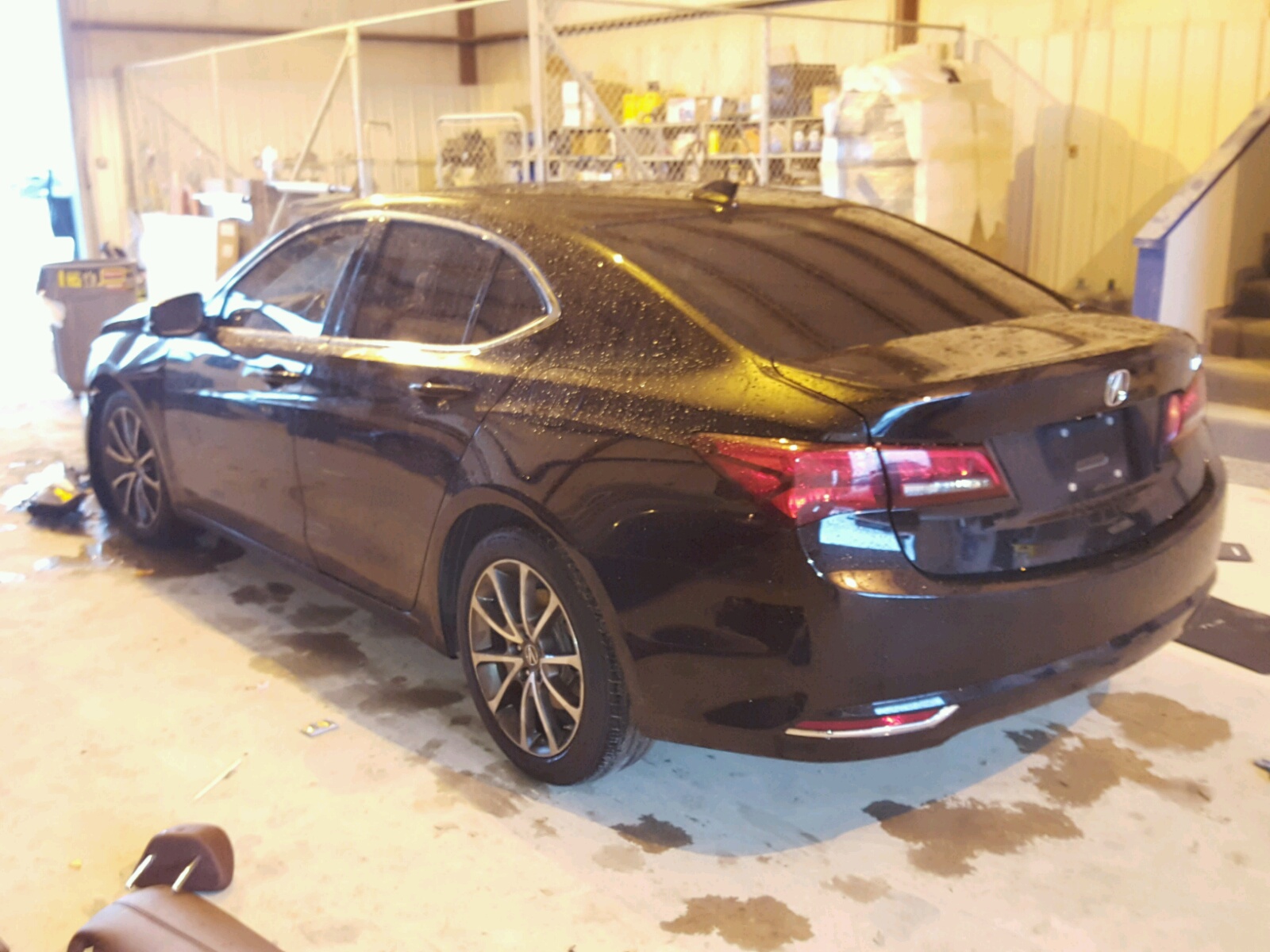 2015 Acura Tlx Tech Черный vin: 19UUB2F55FA003197