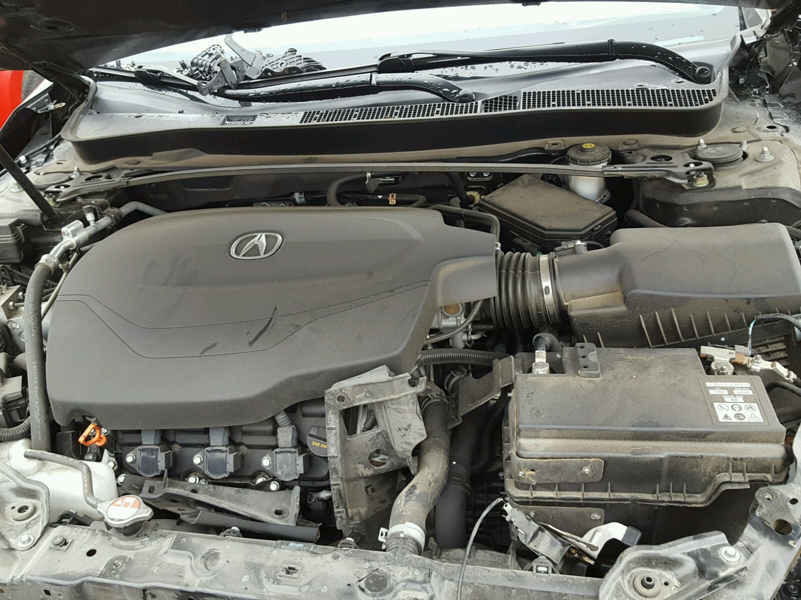 2015 Acura Tlx Tech Черный vin: 19UUB2F55FA003197