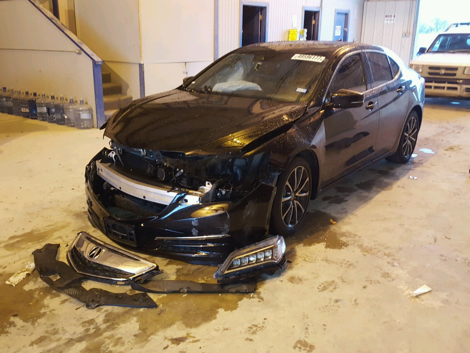 2015 Acura Tlx Tech Черный vin: 19UUB2F55FA003197