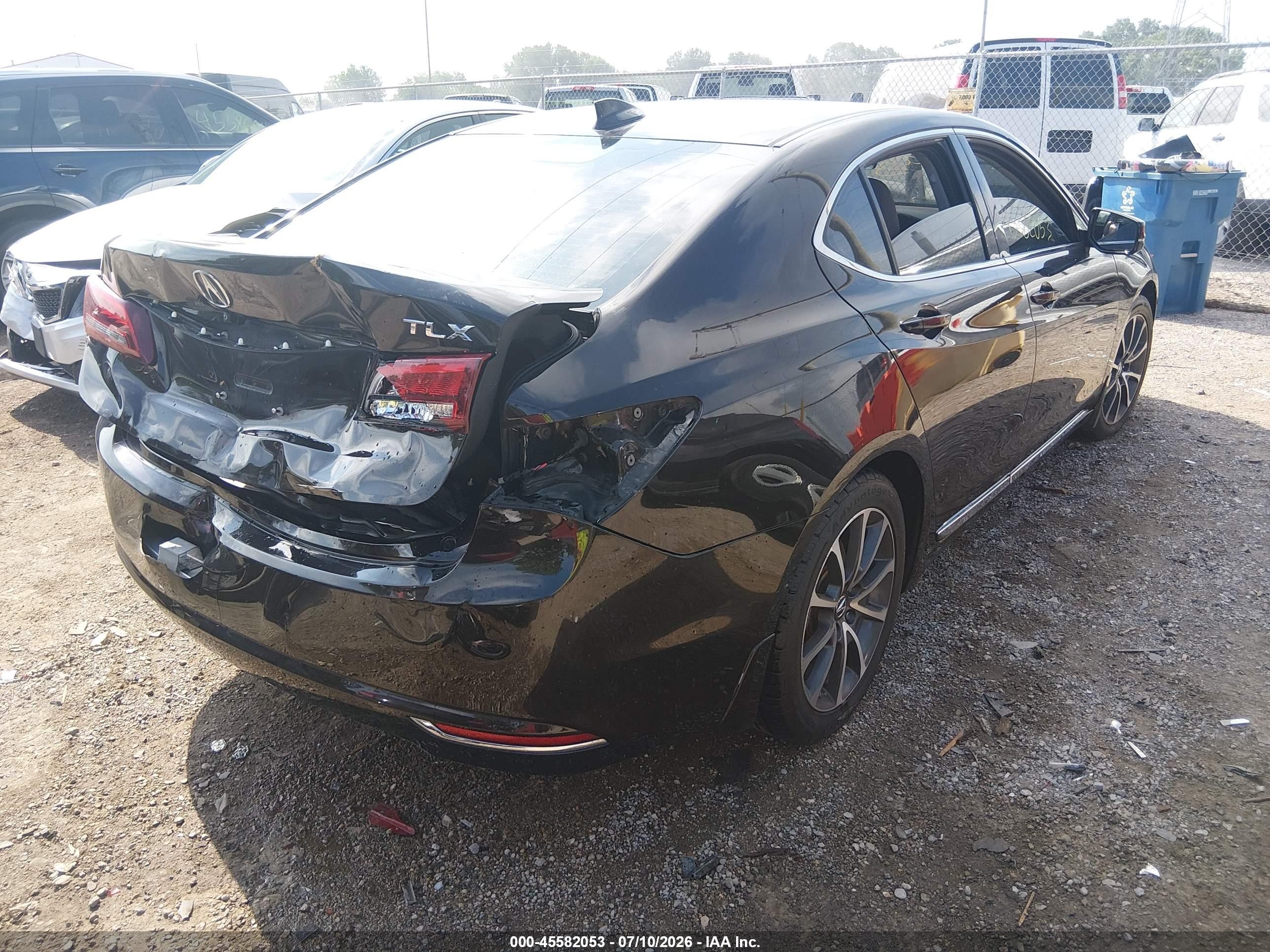 2015 Acura Tlx V6 Tech Бордовый vin: 19UUB2F55FA003748