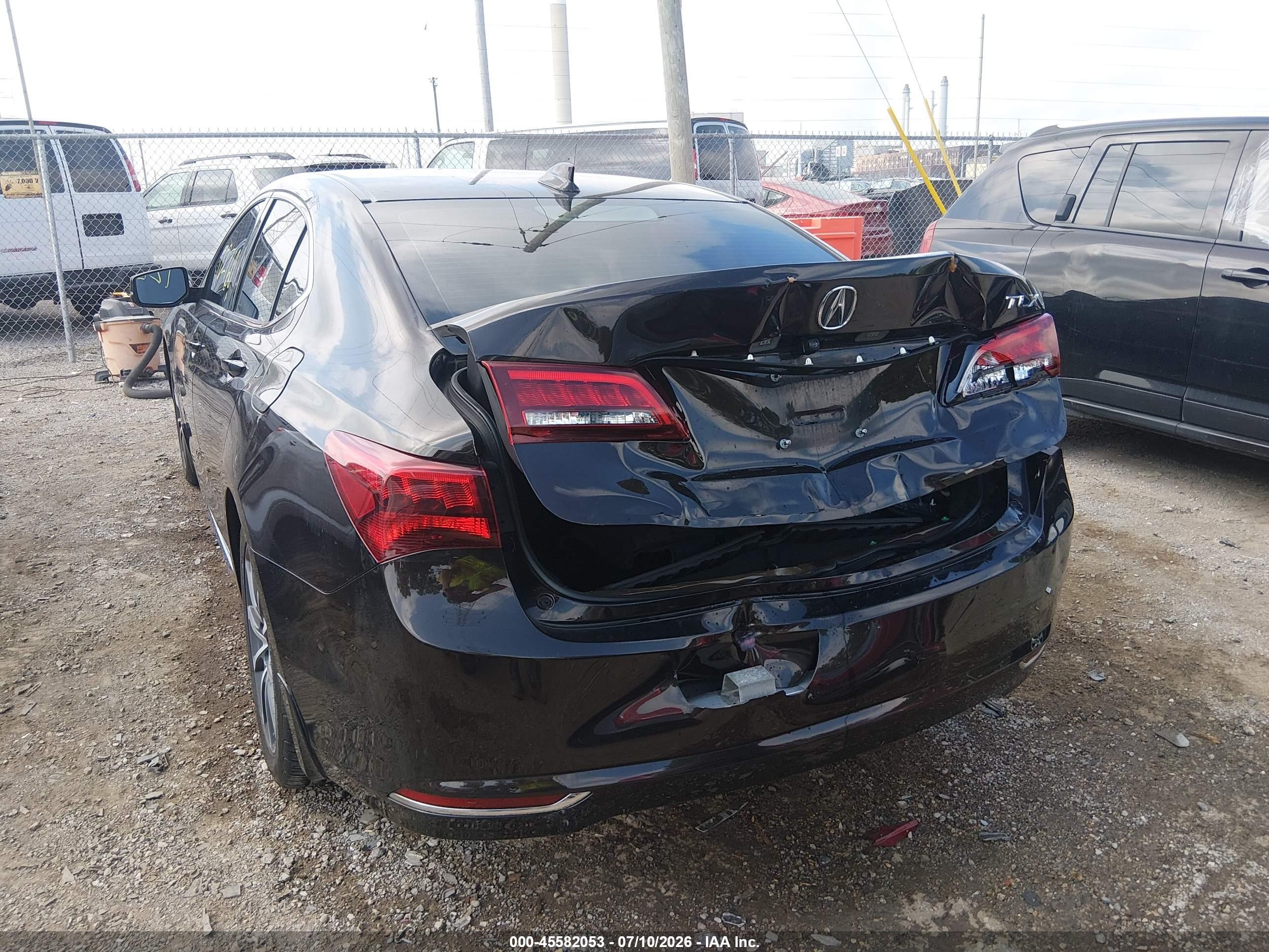 2015 Acura Tlx V6 Tech Бордовый vin: 19UUB2F55FA003748