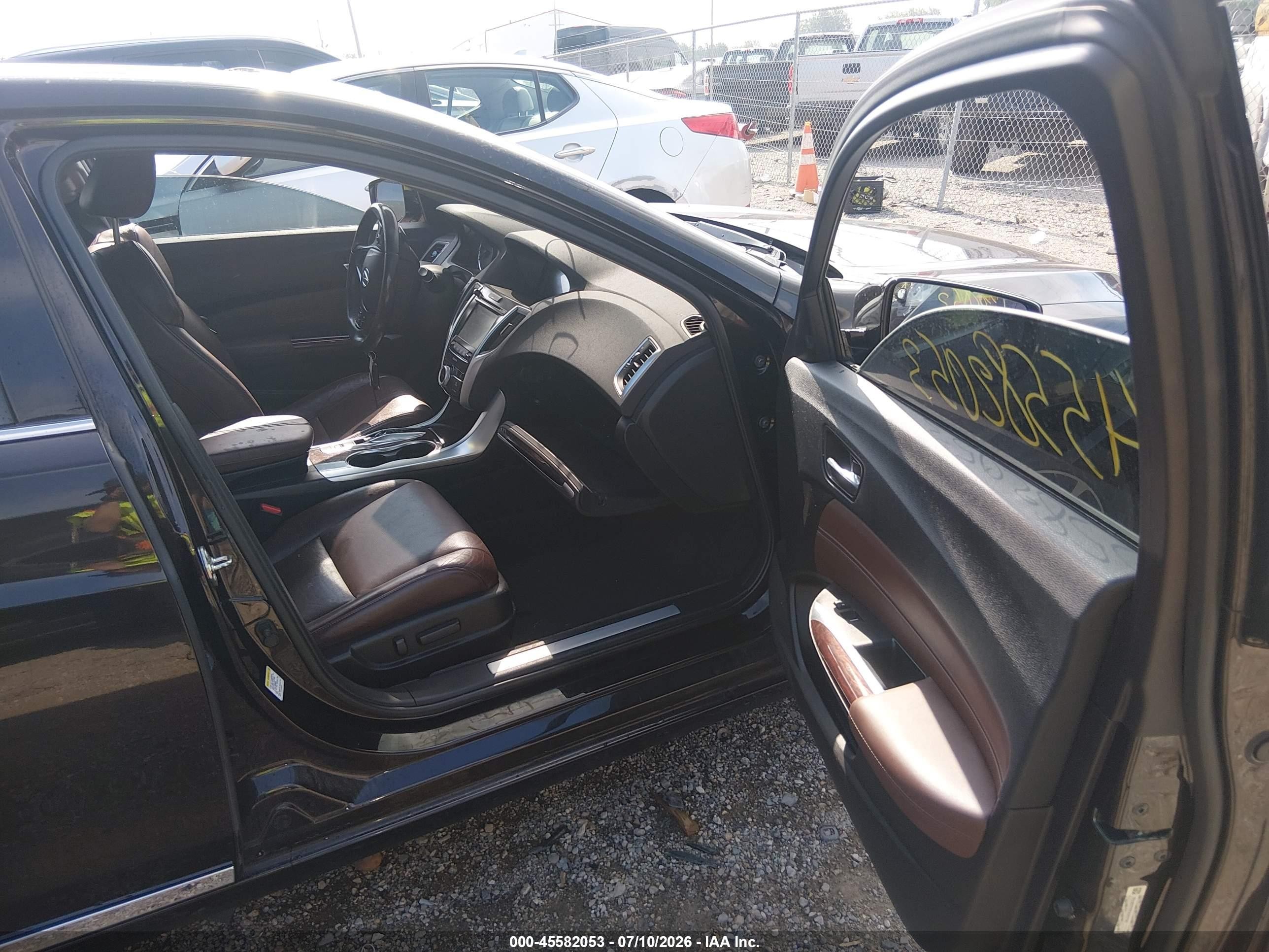 2015 Acura Tlx V6 Tech Бордовый vin: 19UUB2F55FA003748