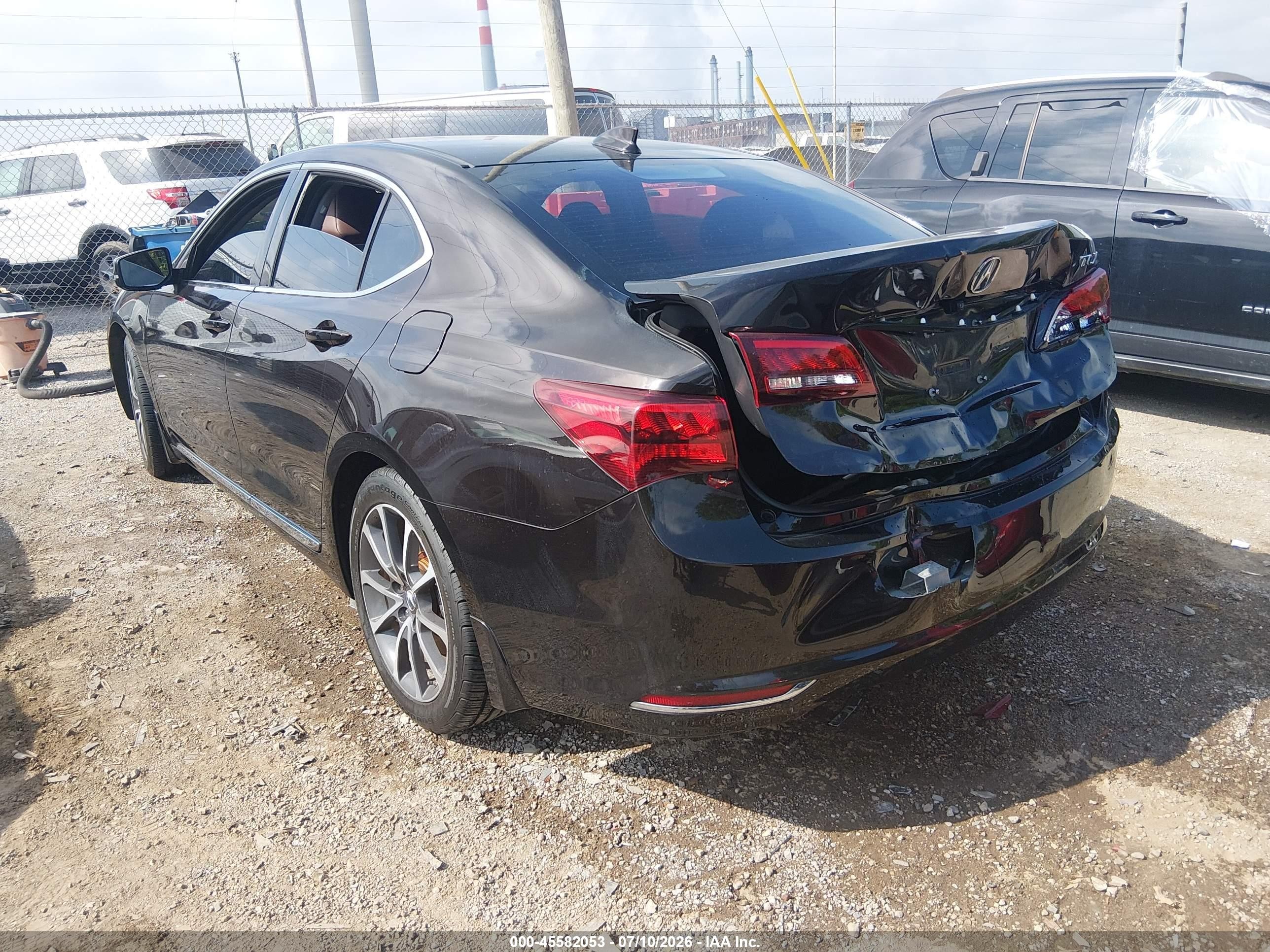 2015 Acura Tlx V6 Tech Бордовый vin: 19UUB2F55FA003748