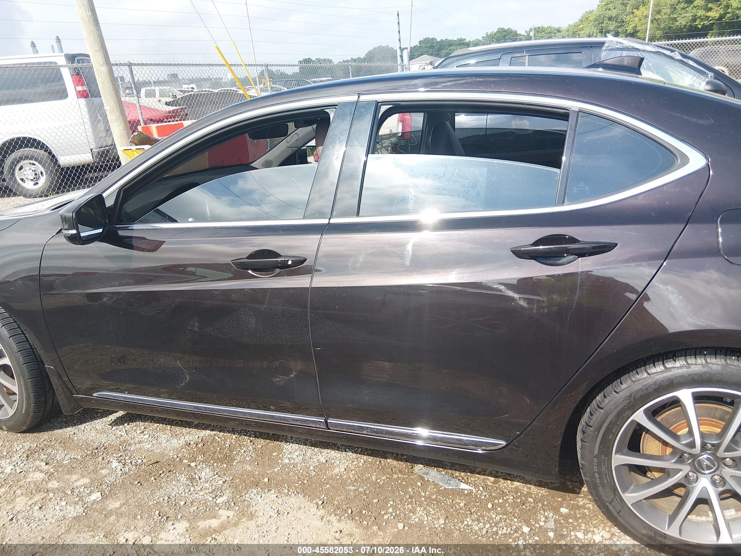 2015 Acura Tlx V6 Tech Бордовый vin: 19UUB2F55FA003748