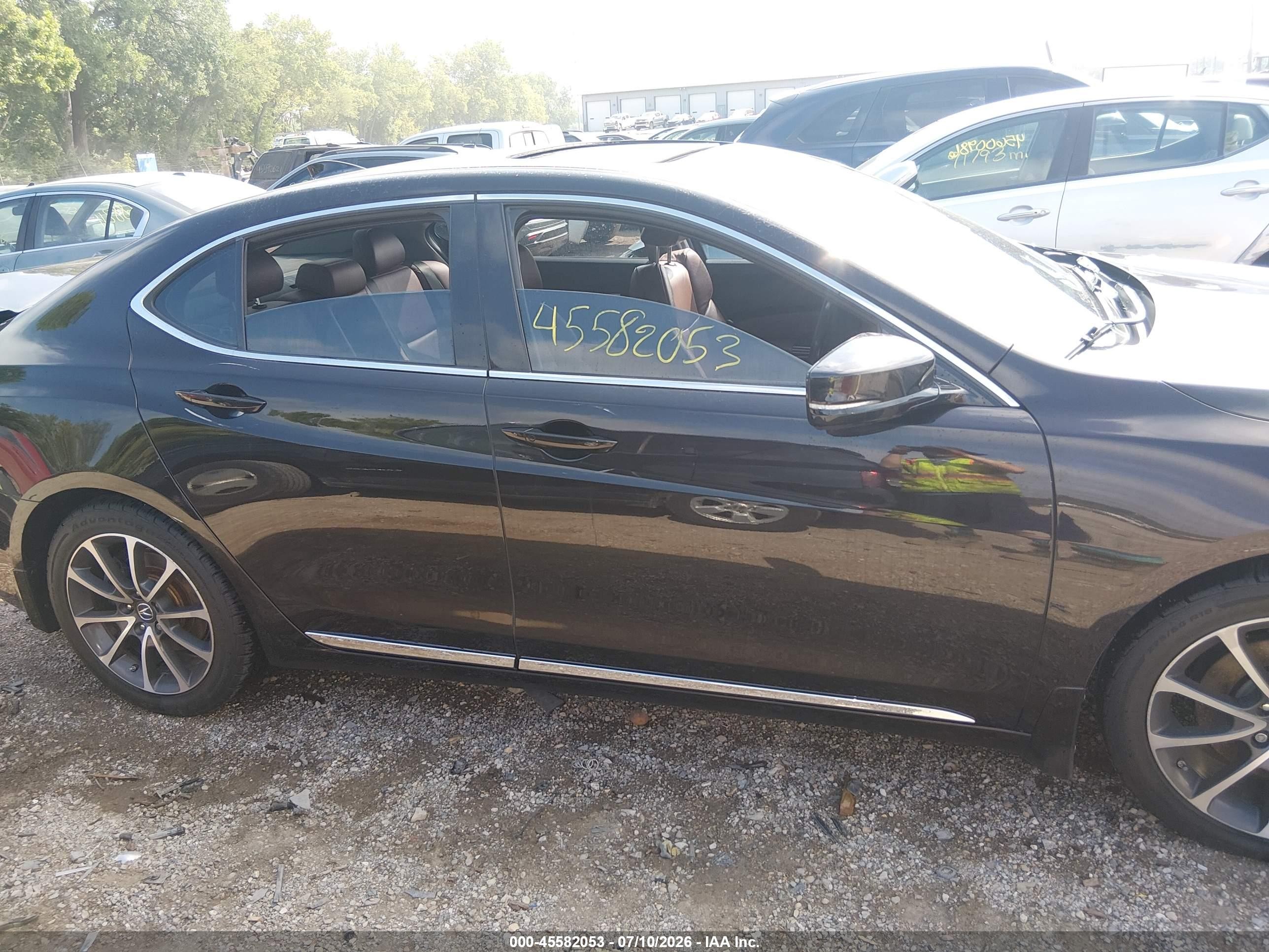 2015 Acura Tlx V6 Tech Бордовый vin: 19UUB2F55FA003748