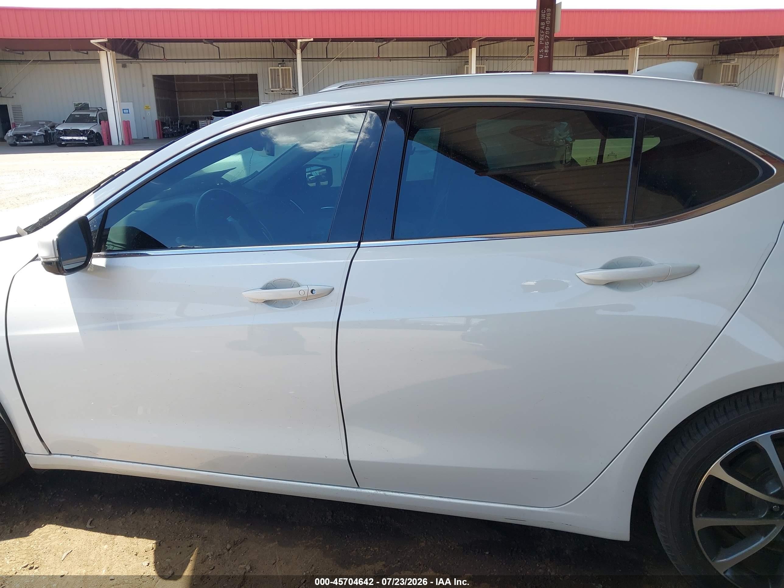 2015 Acura Tlx V6 Tech White vin: 19UUB2F55FA016483