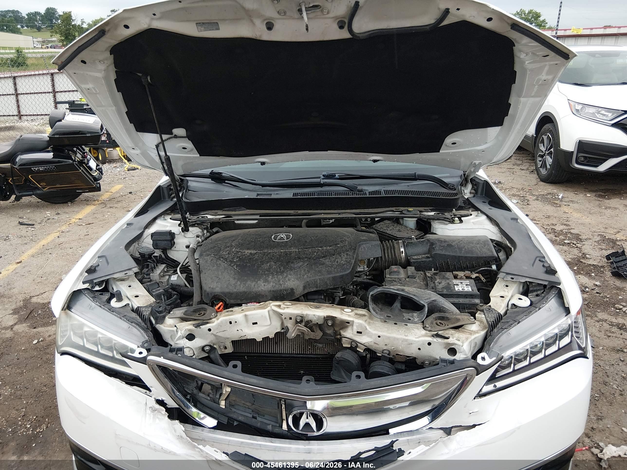 2015 Acura Tlx V6 Tech White vin: 19UUB2F55FA018735
