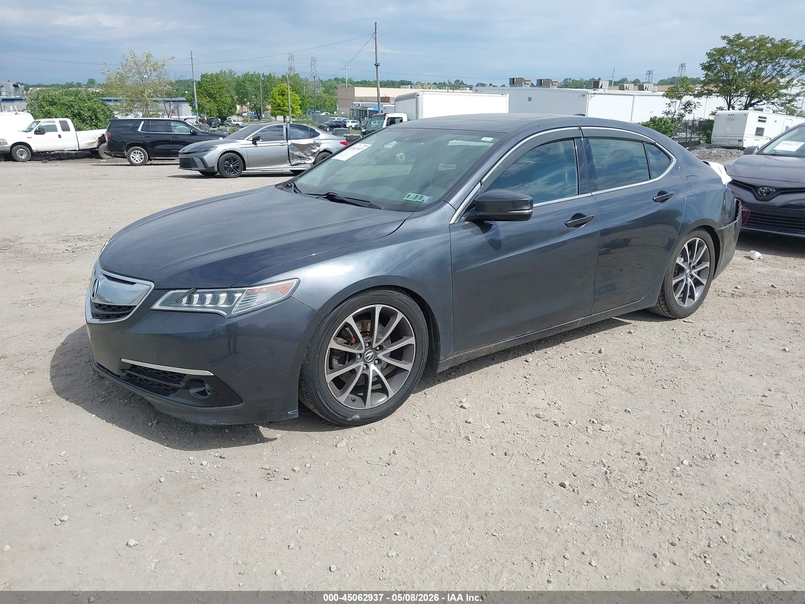 2015 Acura Tlx V6 Tech Gray vin: 19UUB2F55FA022493