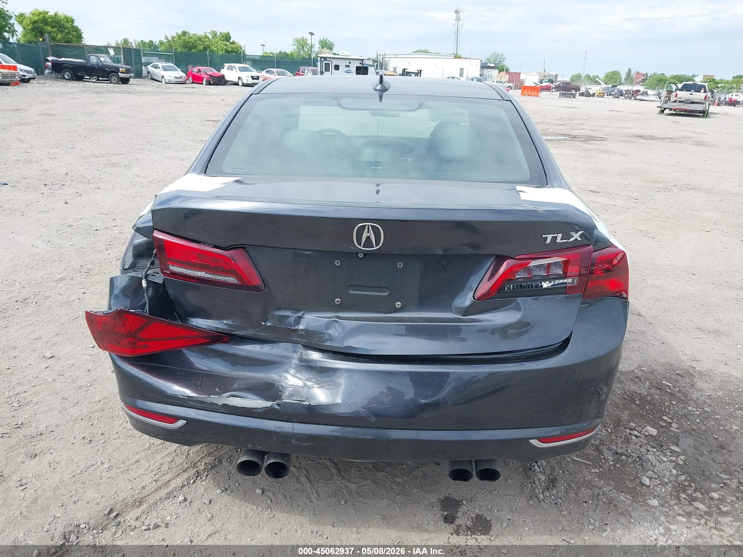 2015 Acura Tlx V6 Tech Gray vin: 19UUB2F55FA022493