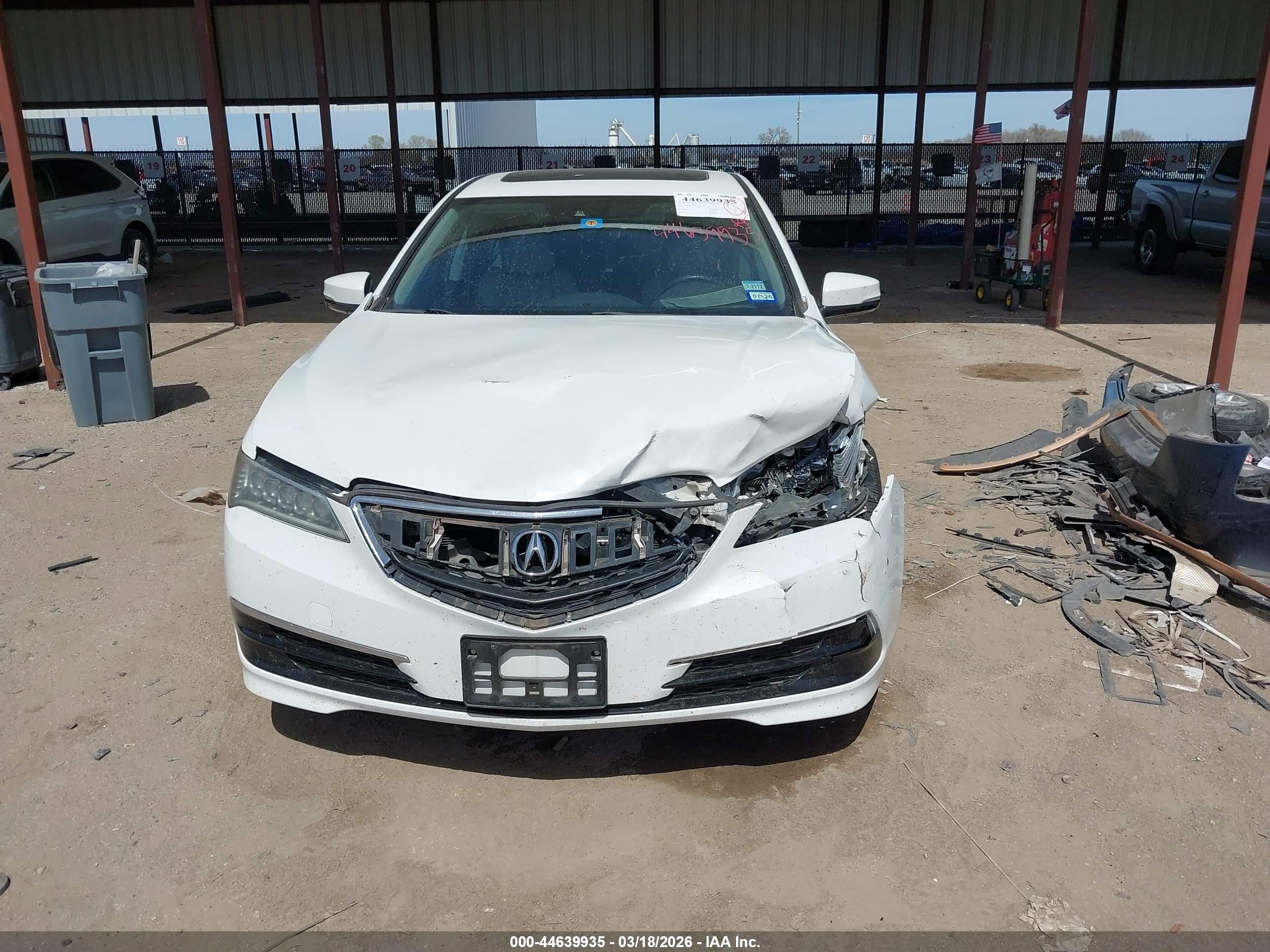 2016 Acura Tlx V6 Tech White vin: 19UUB2F55GA007395