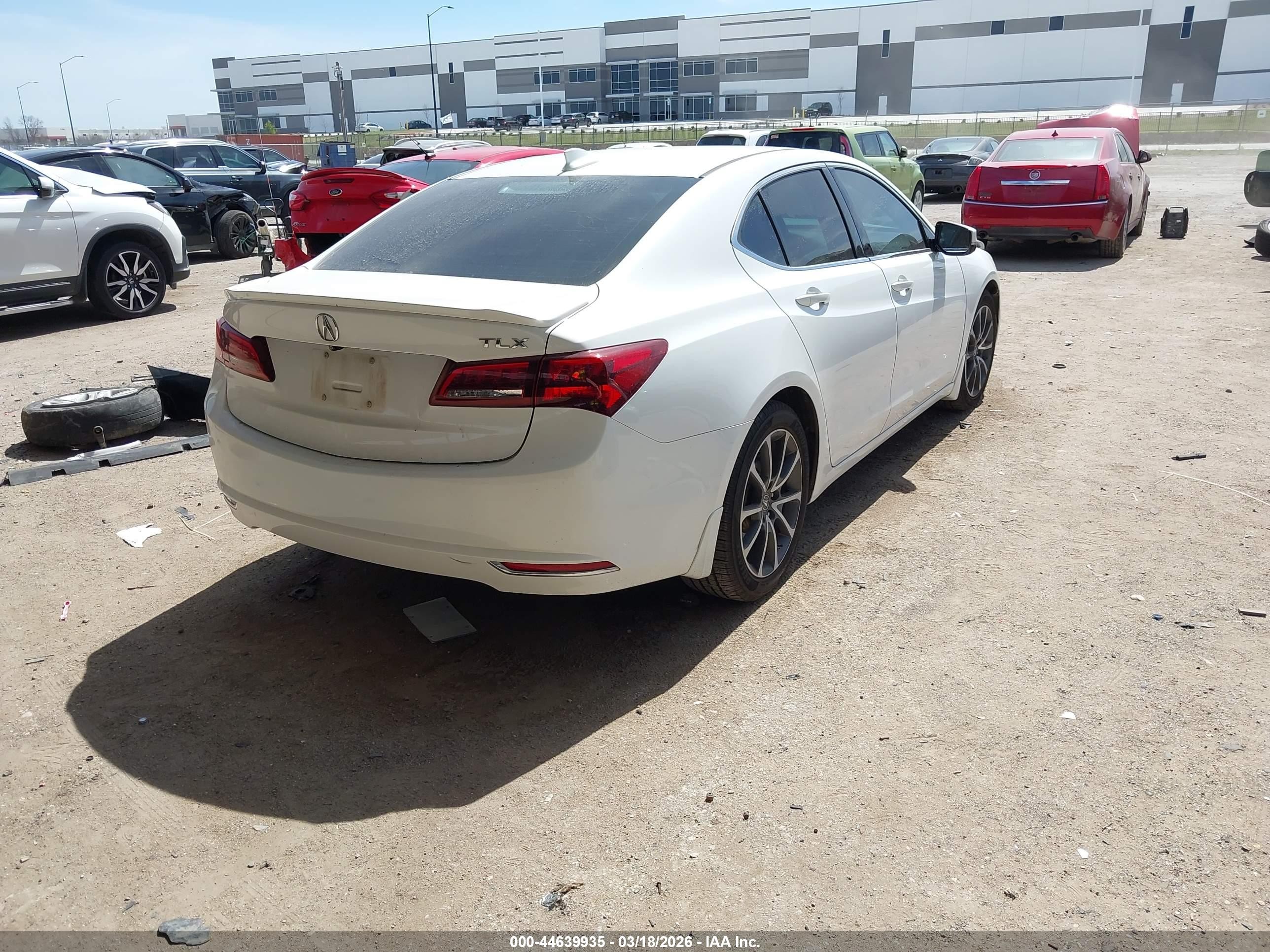 2016 Acura Tlx V6 Tech White vin: 19UUB2F55GA007395