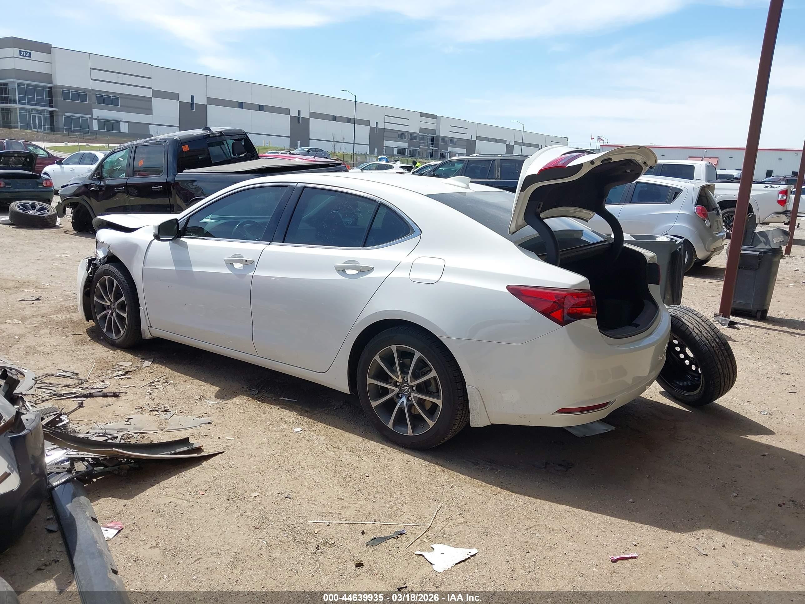 2016 Acura Tlx V6 Tech White vin: 19UUB2F55GA007395