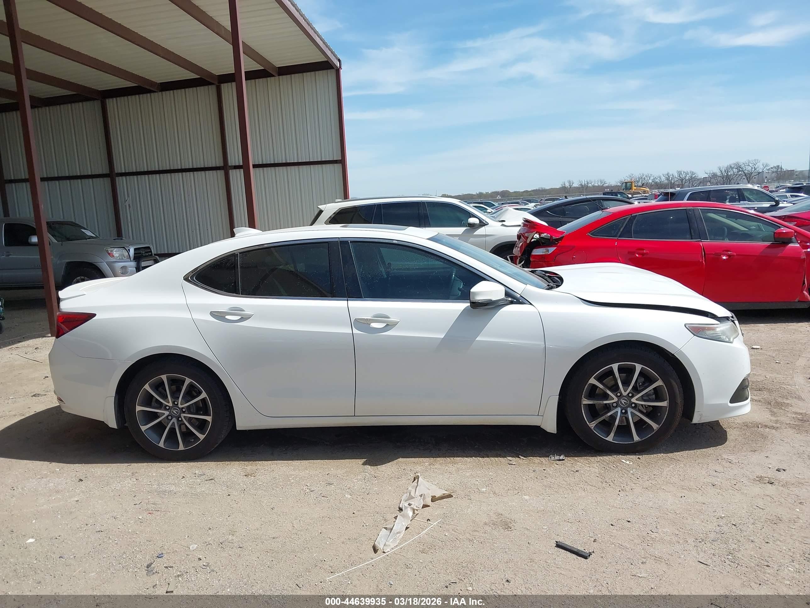 2016 Acura Tlx V6 Tech White vin: 19UUB2F55GA007395