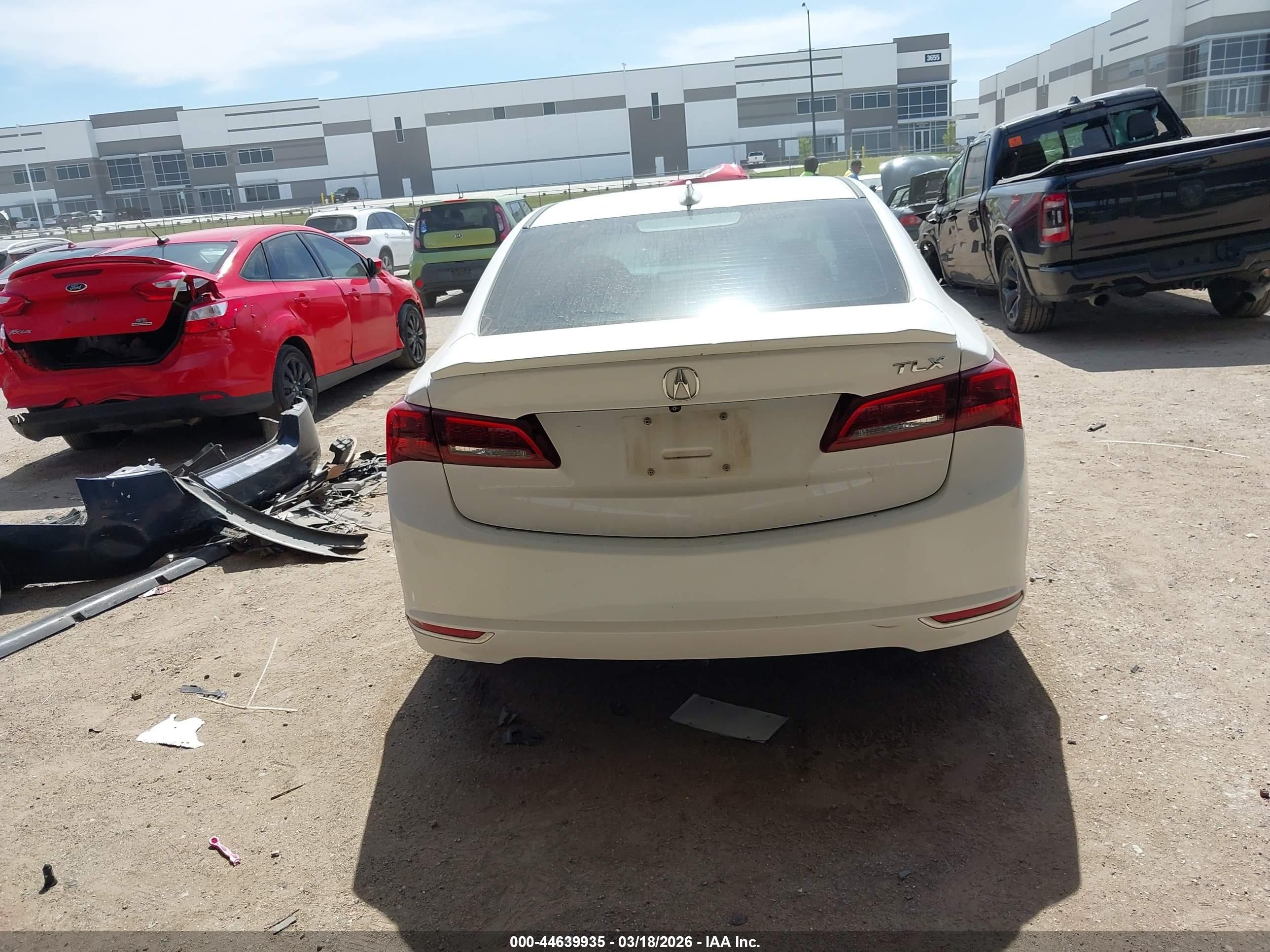 2016 Acura Tlx V6 Tech White vin: 19UUB2F55GA007395