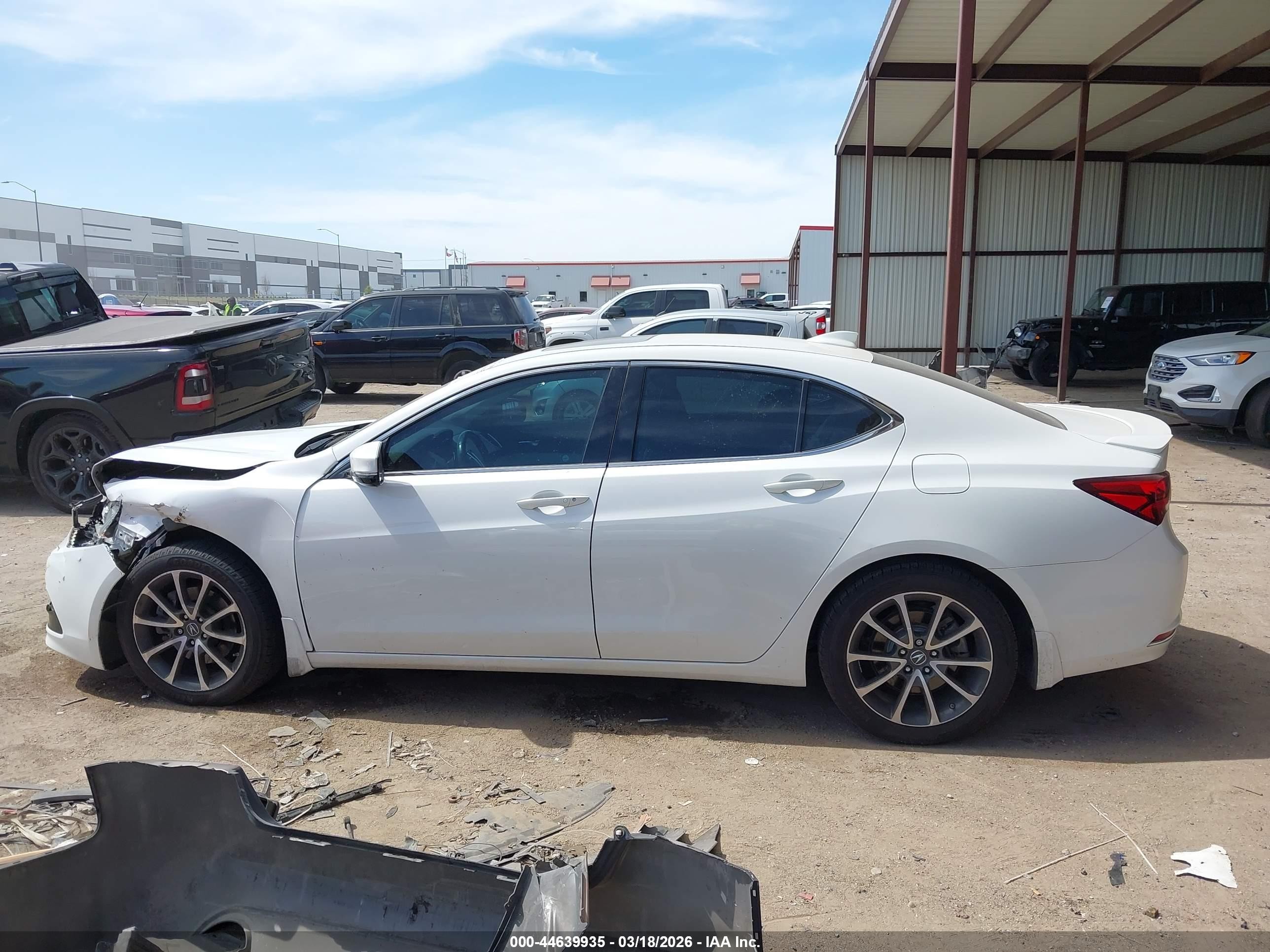 2016 Acura Tlx V6 Tech White vin: 19UUB2F55GA007395