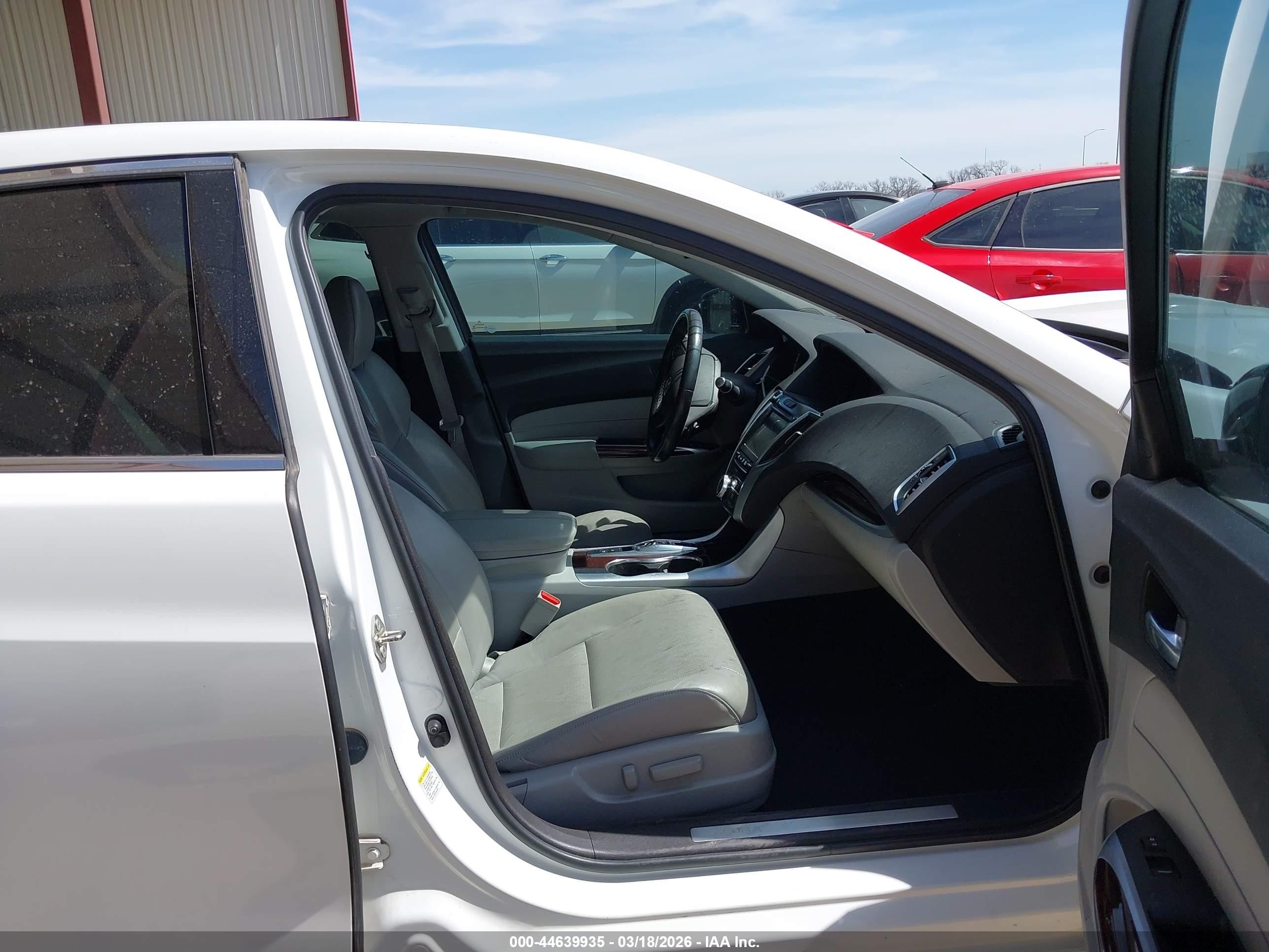 2016 Acura Tlx V6 Tech White vin: 19UUB2F55GA007395