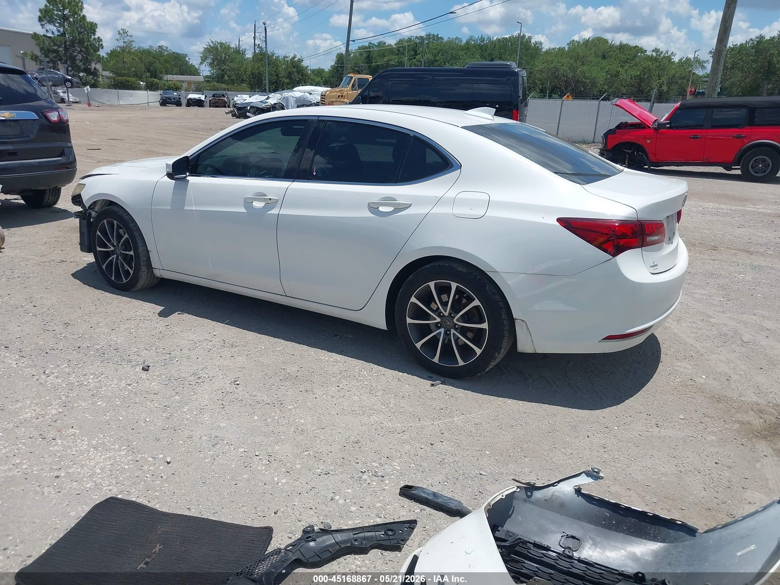 2015 Acura Tlx V6 Tech Белый vin: 19UUB2F56FA008313