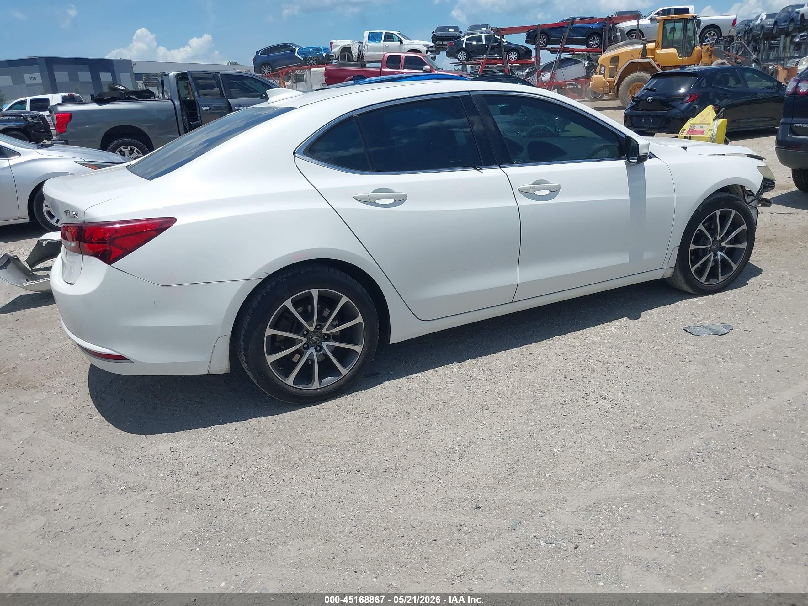 2015 Acura Tlx V6 Tech Белый vin: 19UUB2F56FA008313