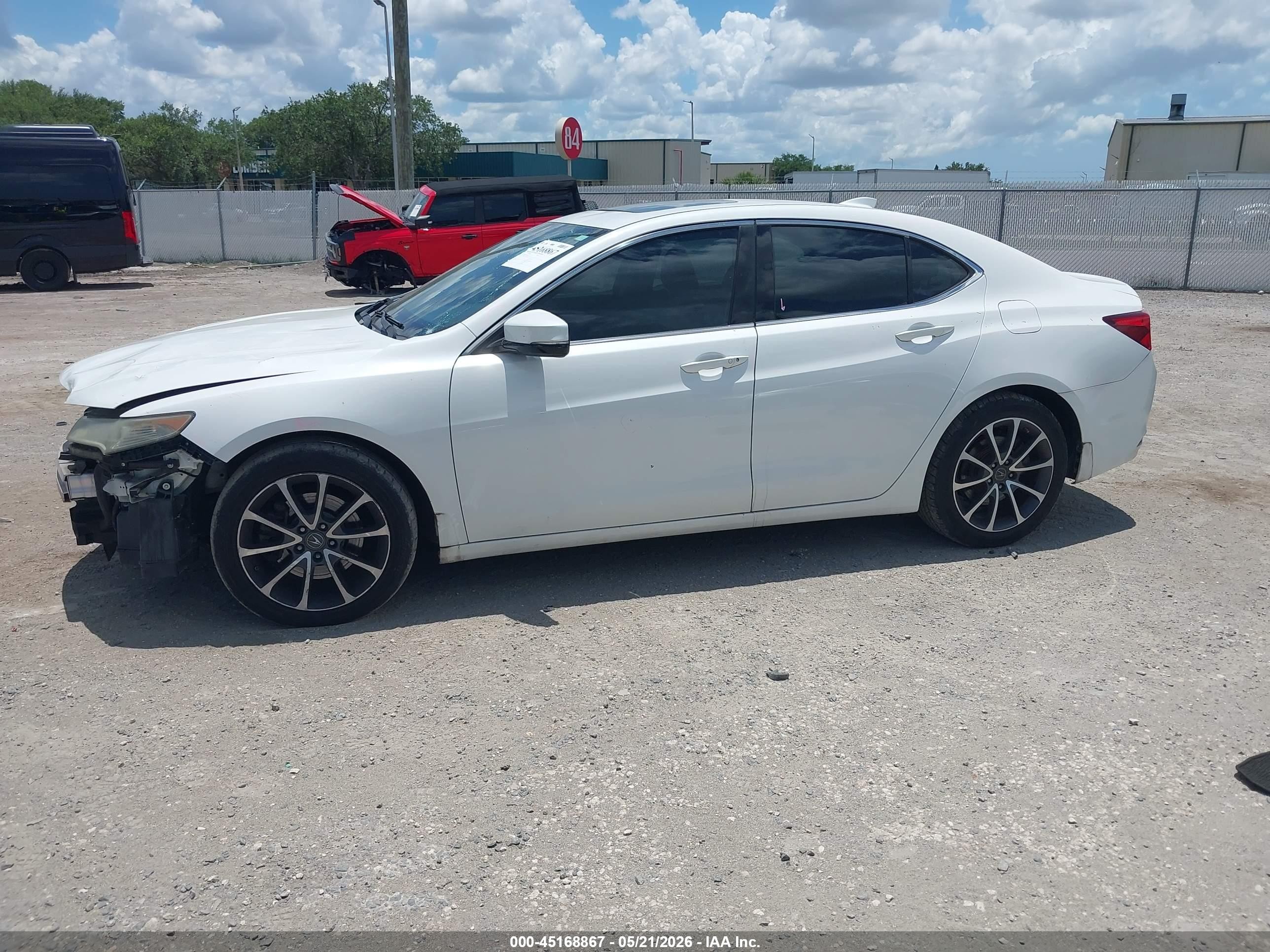 2015 Acura Tlx V6 Tech Белый vin: 19UUB2F56FA008313