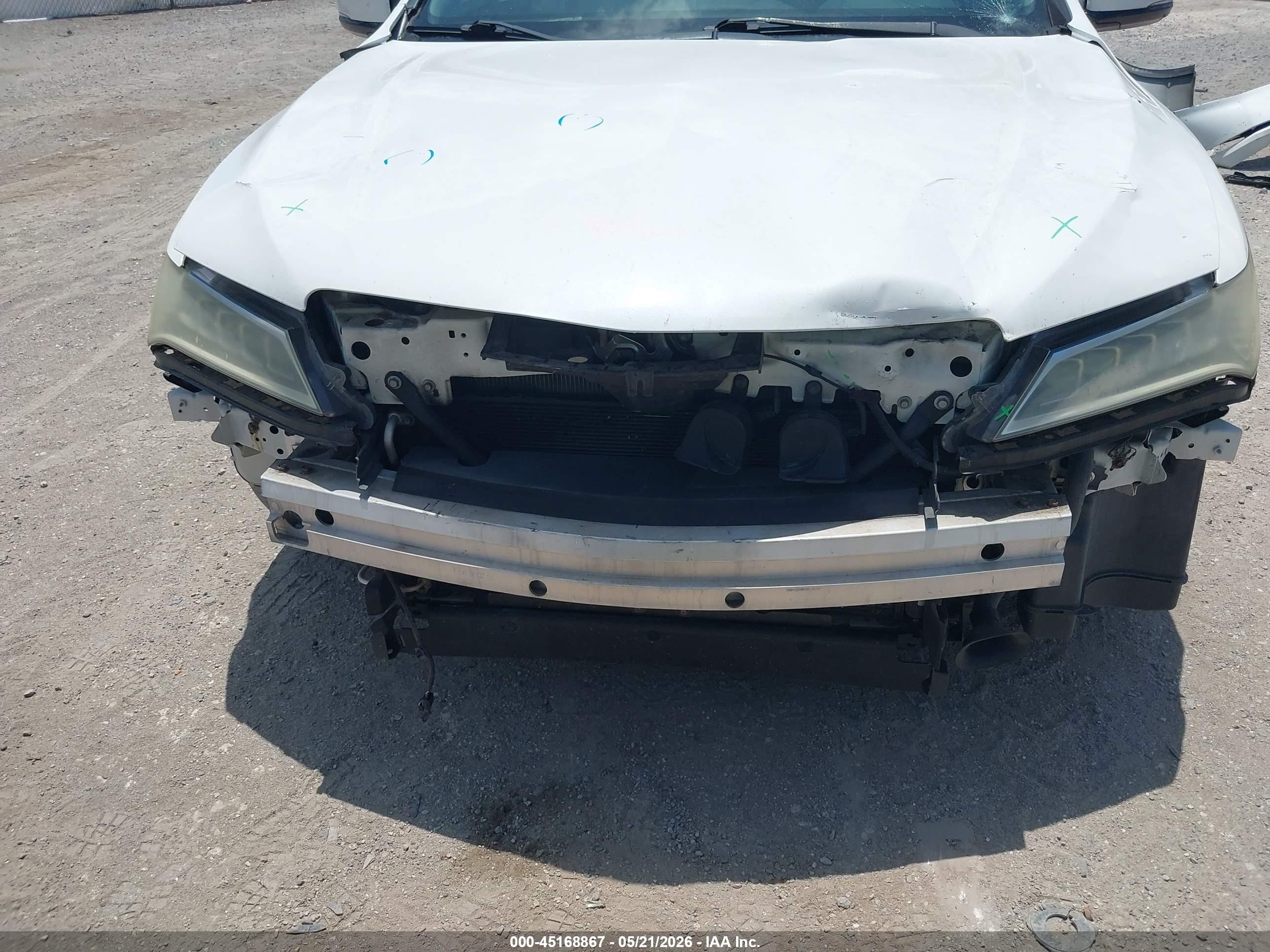 2015 Acura Tlx V6 Tech Белый vin: 19UUB2F56FA008313