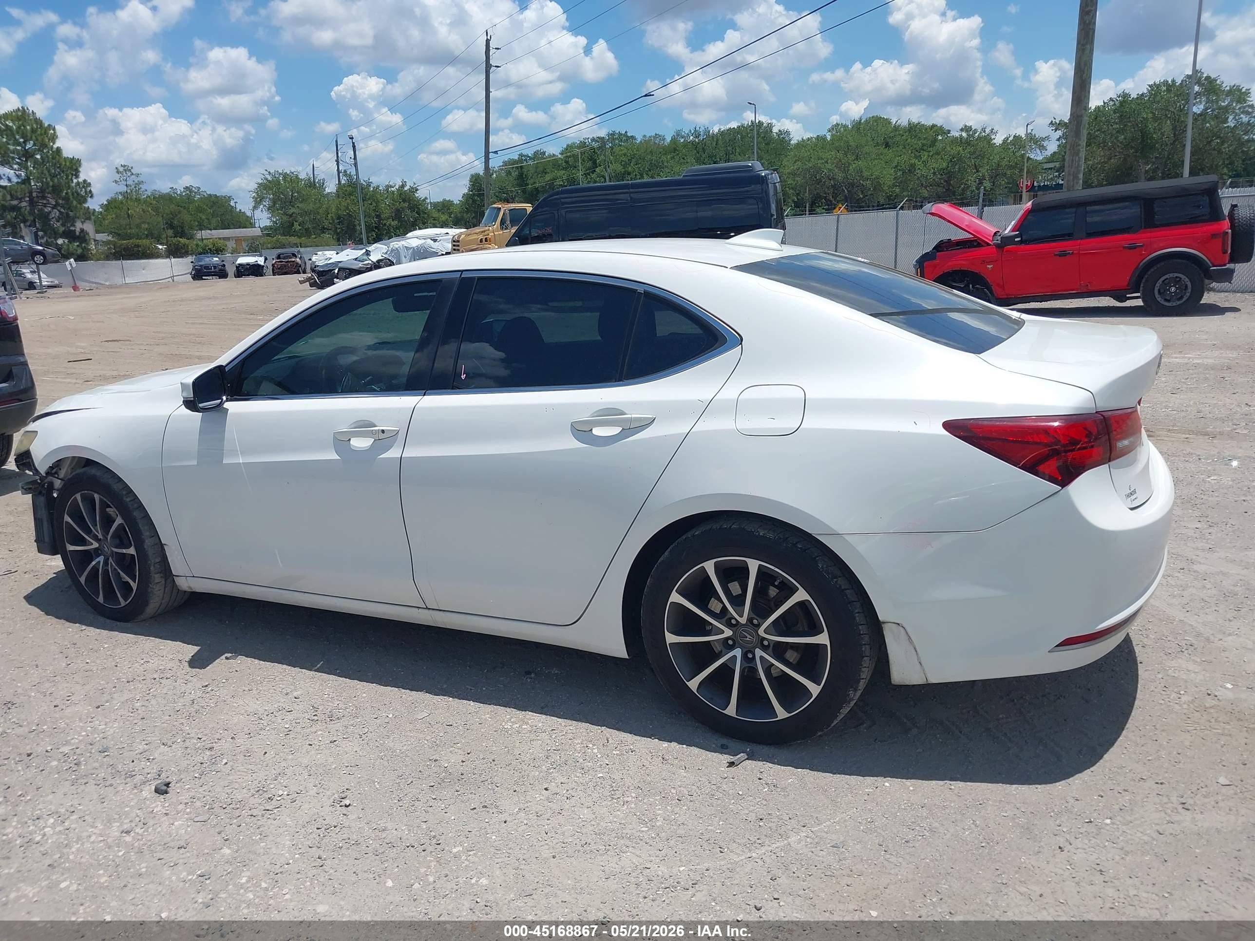 2015 Acura Tlx V6 Tech Белый vin: 19UUB2F56FA008313