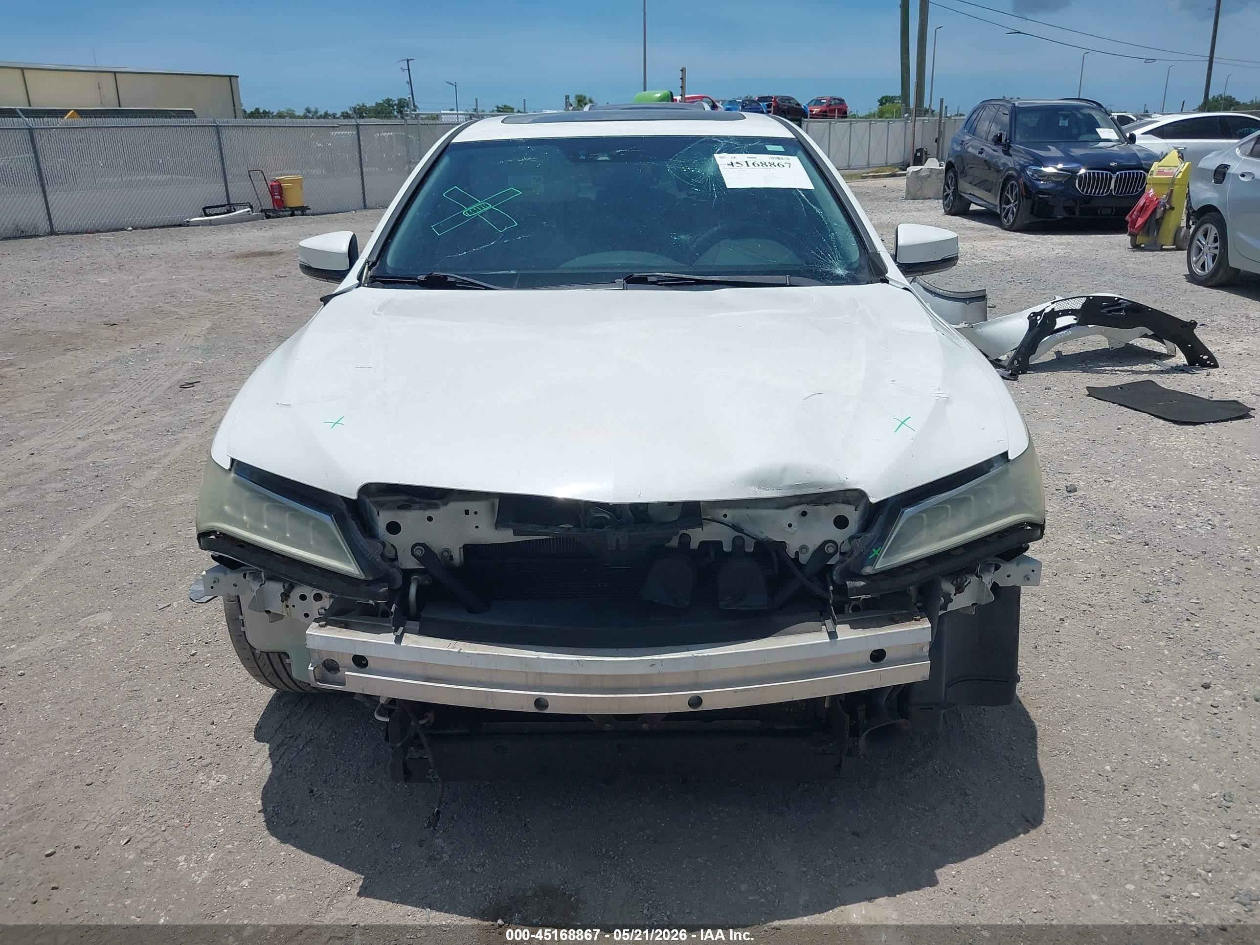 2015 Acura Tlx V6 Tech Белый vin: 19UUB2F56FA008313