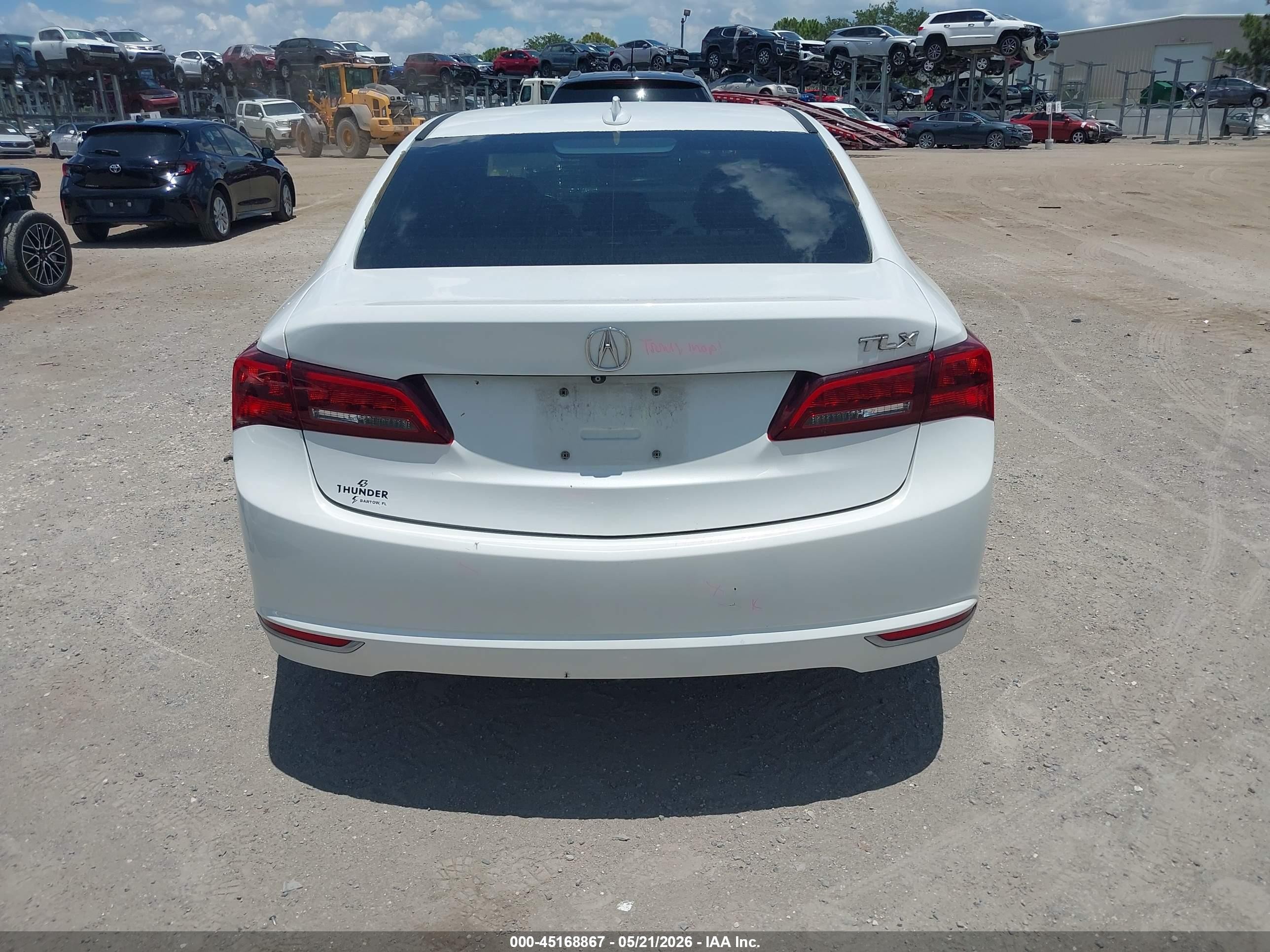 2015 Acura Tlx V6 Tech Белый vin: 19UUB2F56FA008313