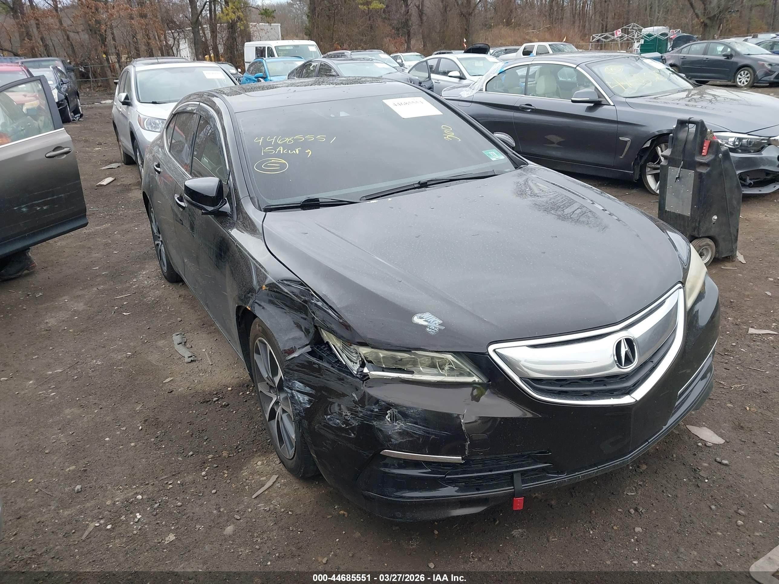 2015 Acura Tlx V6 Tech Black vin: 19UUB2F56FA018114