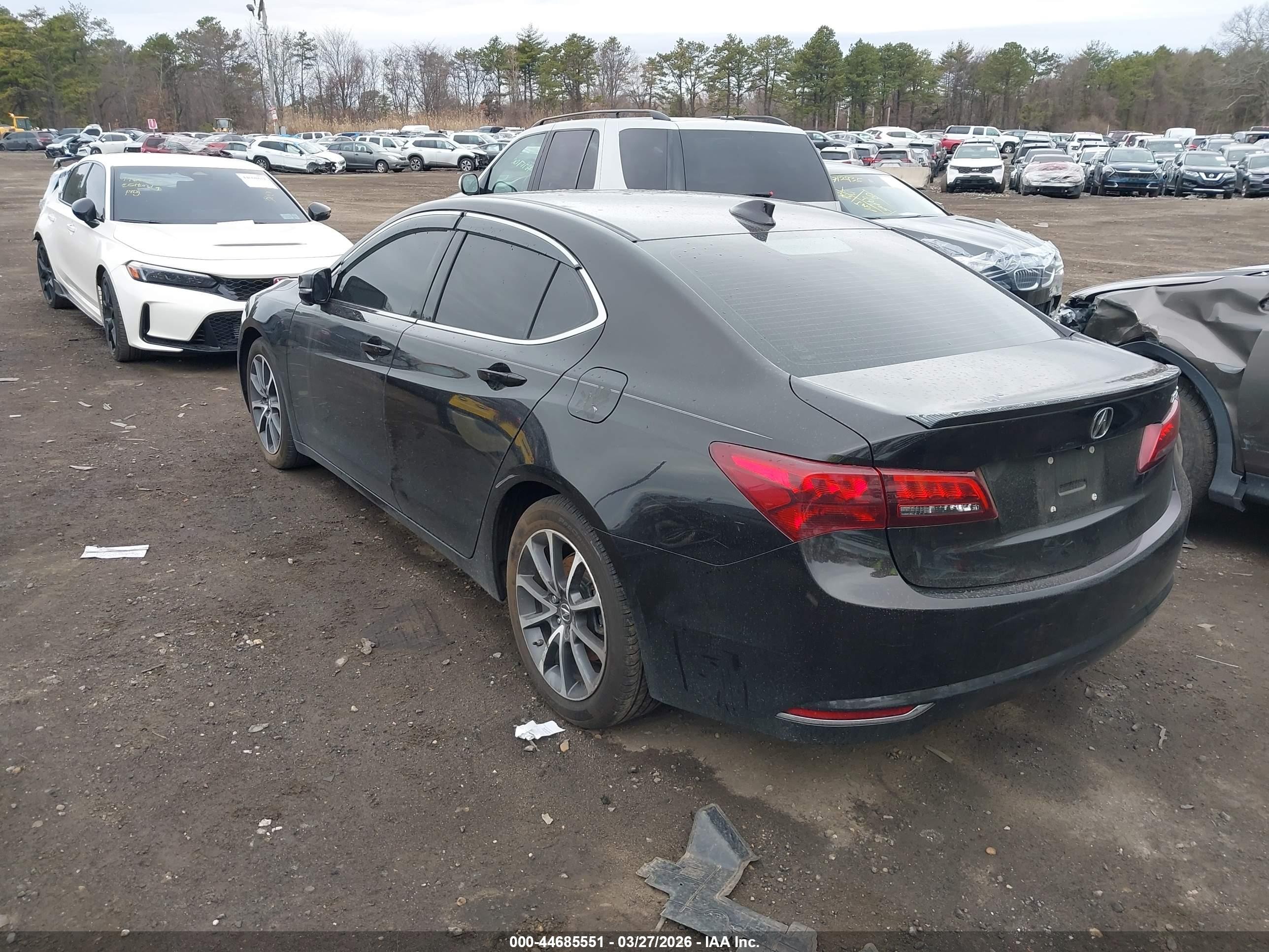 2015 Acura Tlx V6 Tech Black vin: 19UUB2F56FA018114