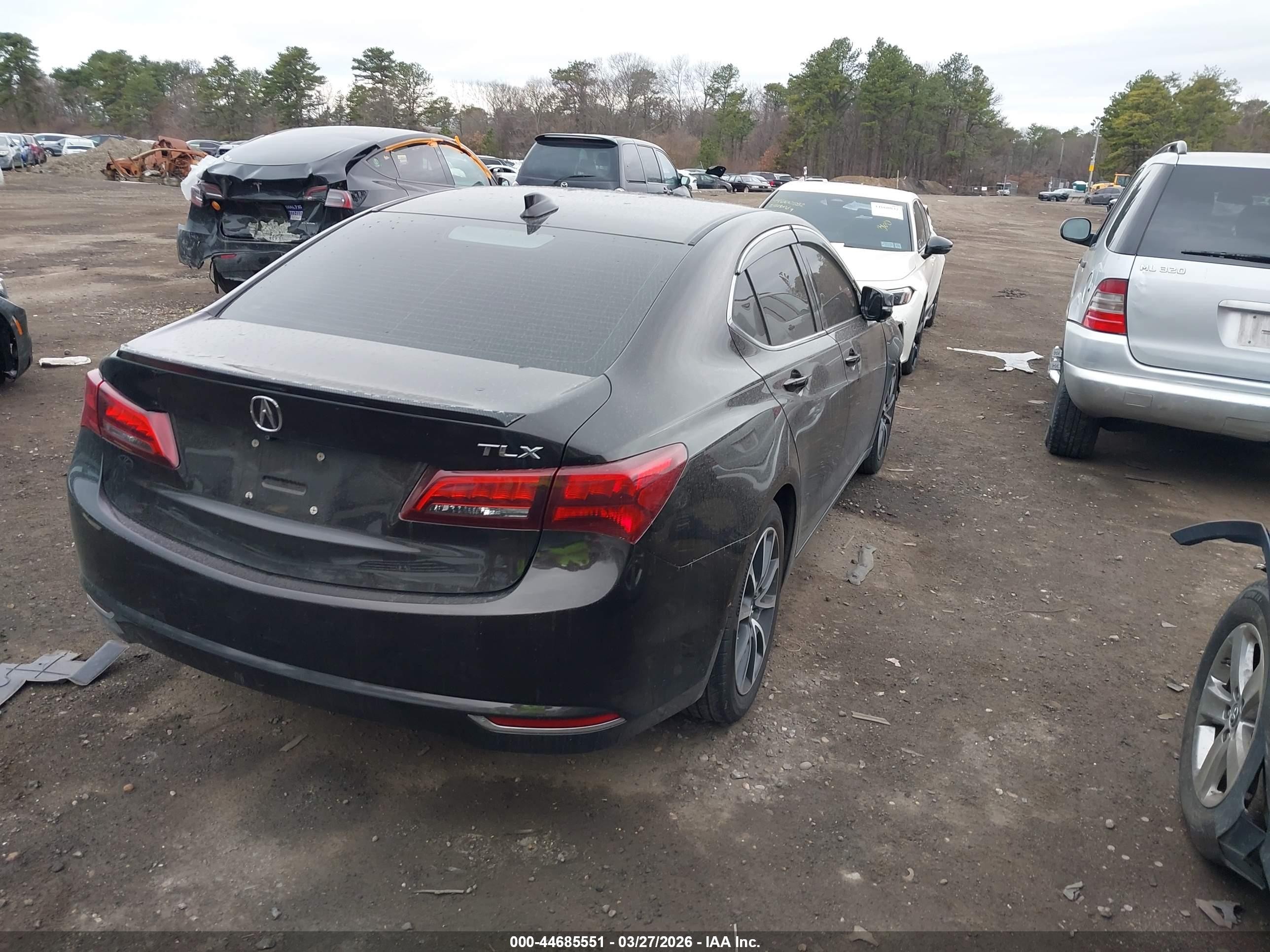 2015 Acura Tlx V6 Tech Black vin: 19UUB2F56FA018114