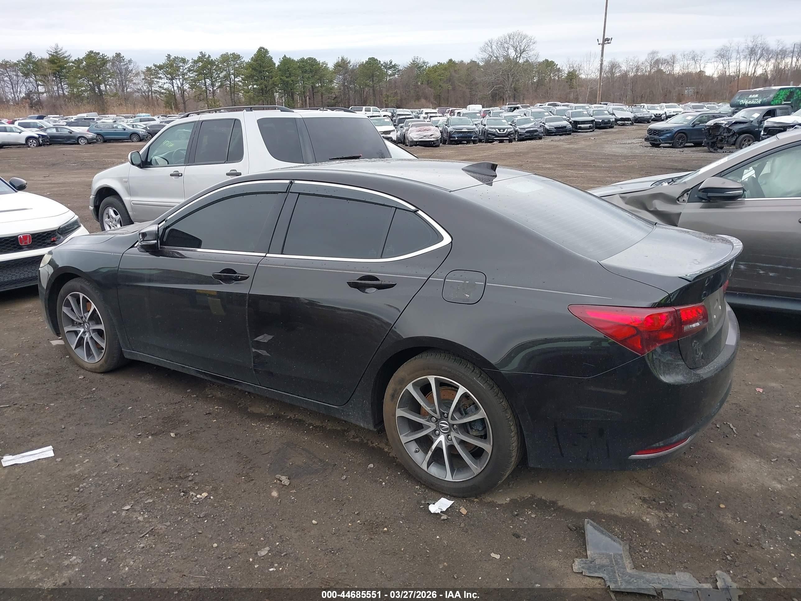 2015 Acura Tlx V6 Tech Black vin: 19UUB2F56FA018114