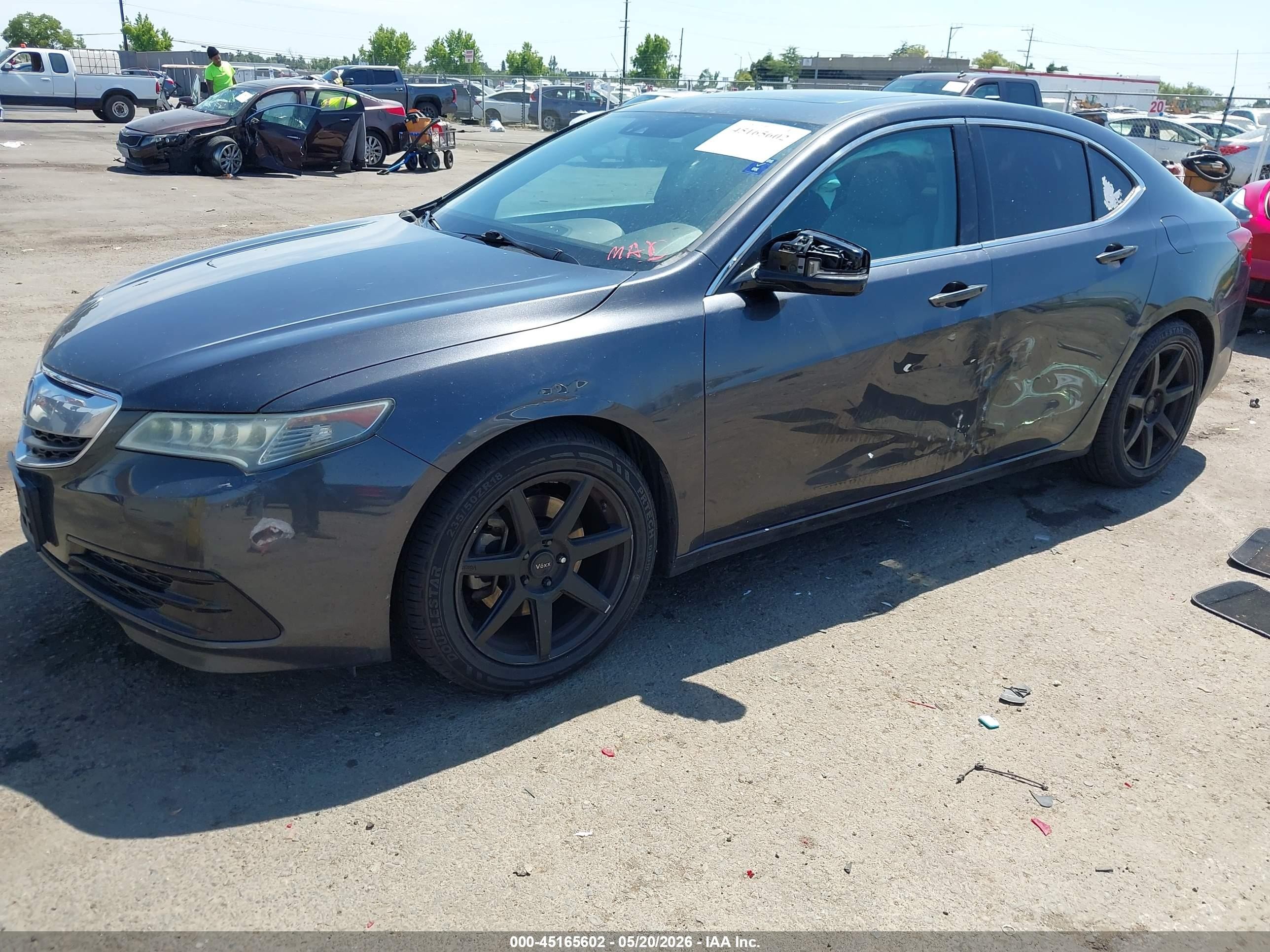 2015 Acura Tlx V6 Tech Gray vin: 19UUB2F56FA019263